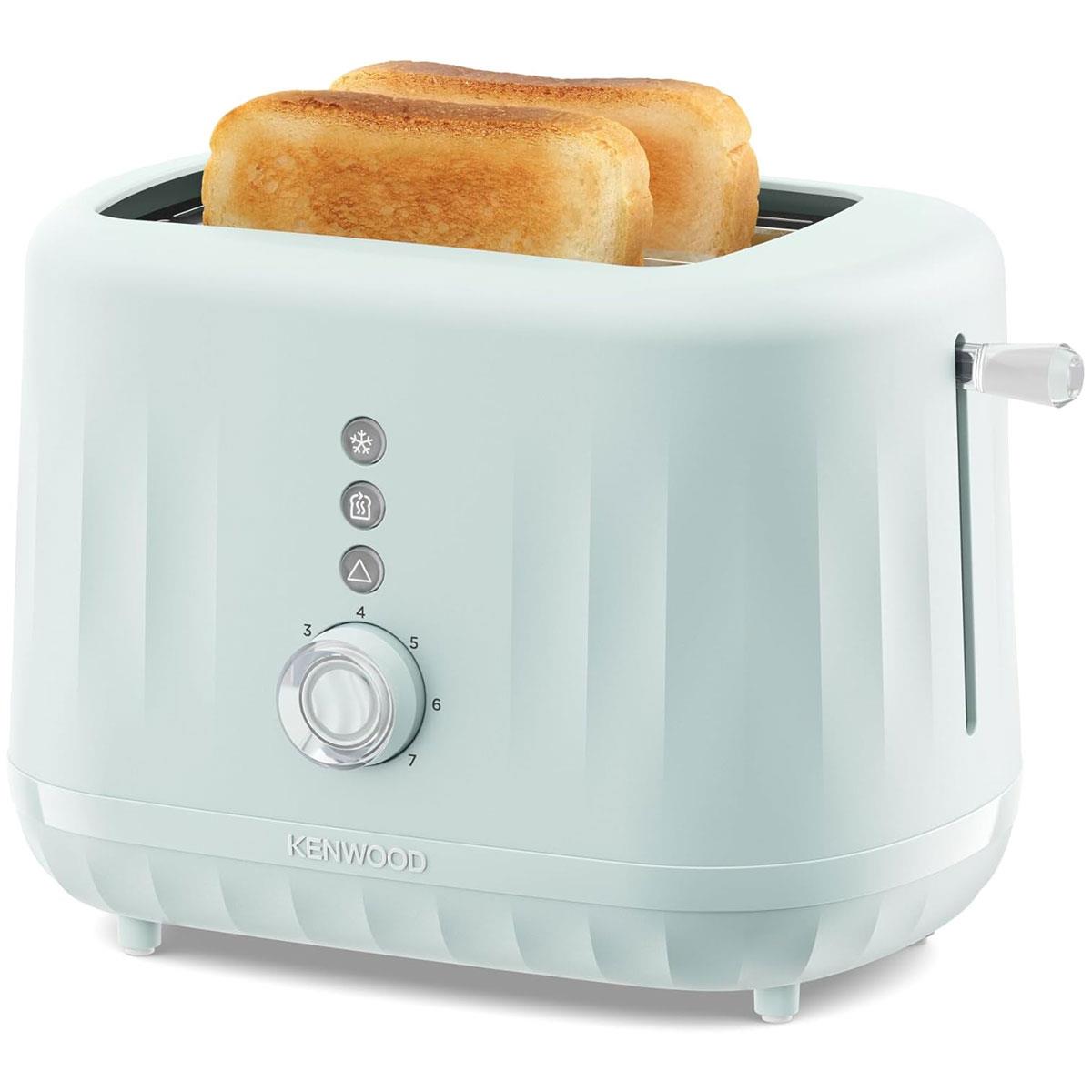 Kenwood Ripple 2 Slice Toaster 850W Eggshell Blue with 7 Browning Levels Defrost Reheat & Cancel Functions - Image 3