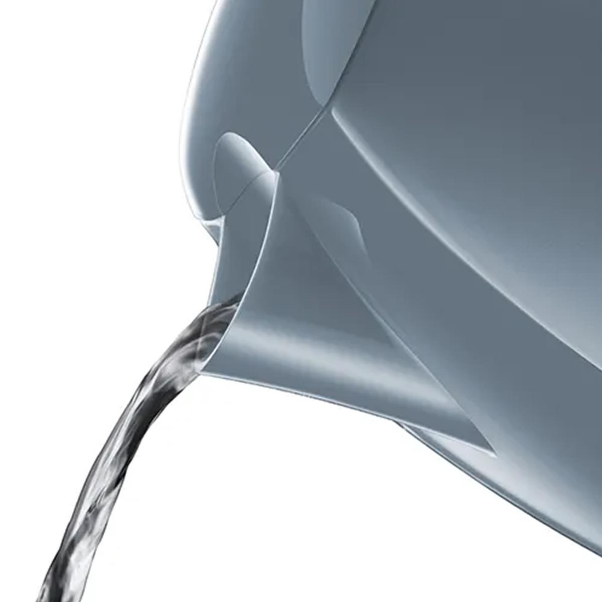 Russell Hobbs Textures Electric Jug Kettle 1.7L 3000W Grey Fast Boil Cordless Perfect Pour Spout - Image 6