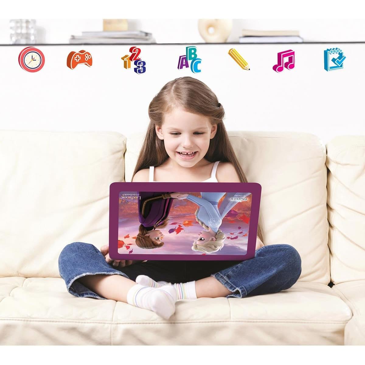 LEXIBOOK Frozen 2 Educational Laptop Bilingual Spanish English Learning Computer With 124 Activities - Image 6