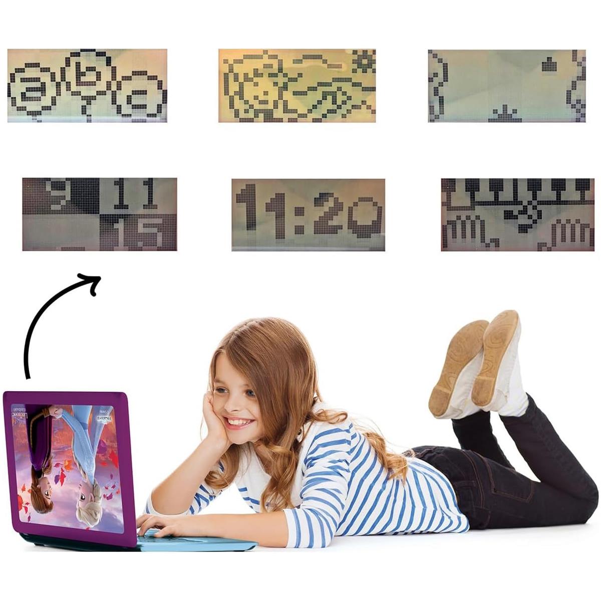 LEXIBOOK Frozen 2 Educational Laptop Bilingual Spanish English Learning Computer With 124 Activities - Image 7