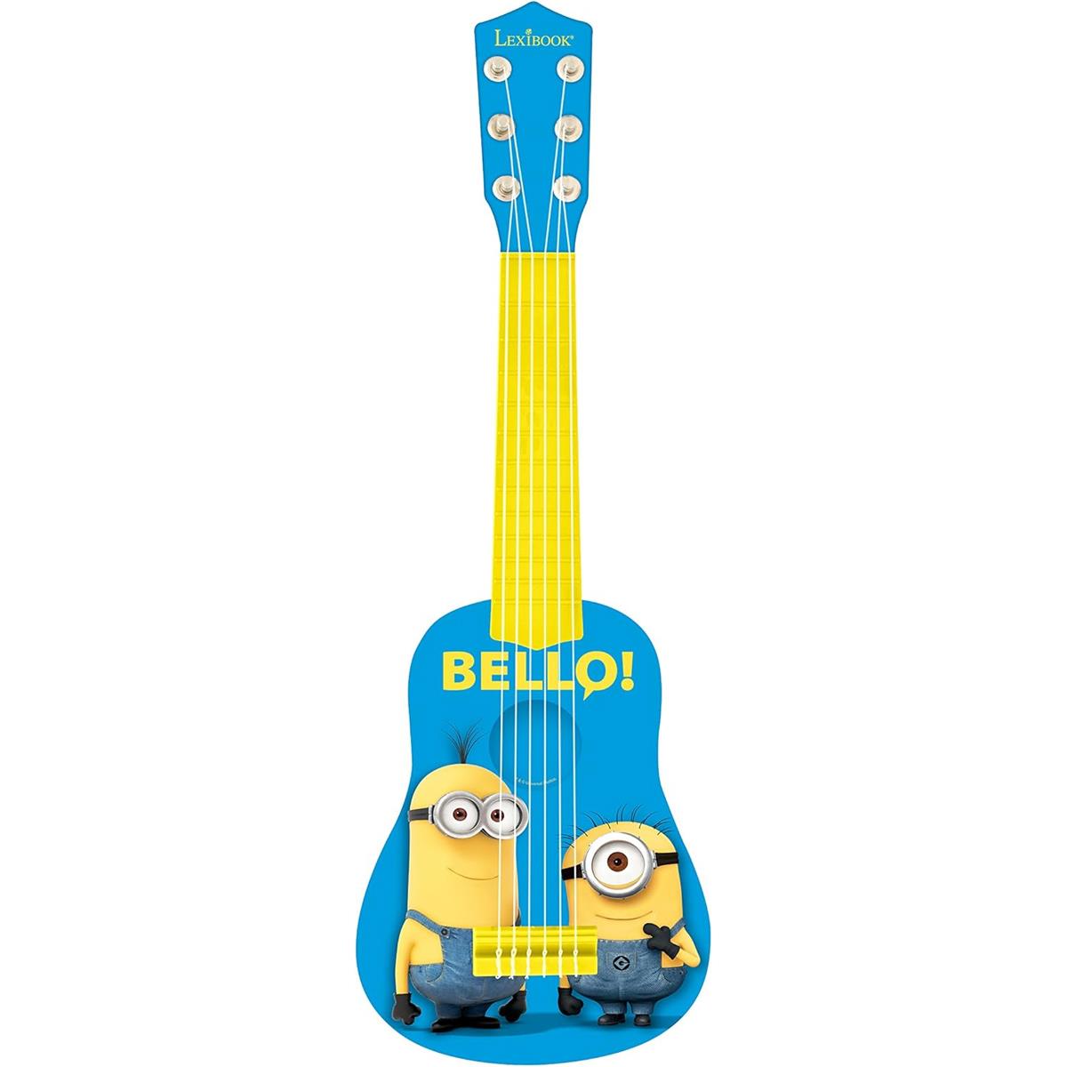 LEXIBOOK Minions My First Guitar 53cm Children's Guitar With 6 Nylon Strings and Learning Guide - Image 3