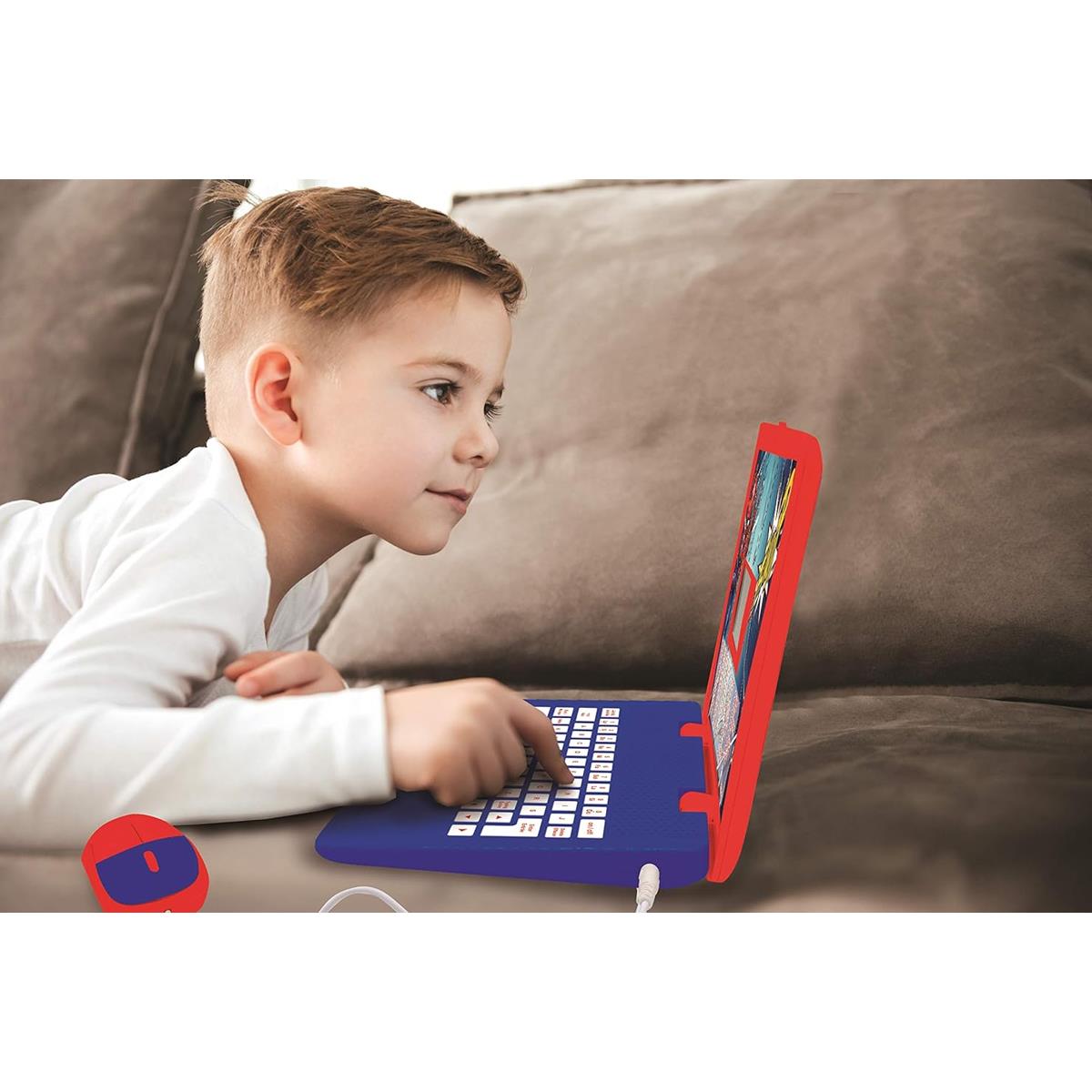 LEXIBOOK Spider-Man Educational Laptop Bilingual Spanish English Learning Computer With 124 Activities - Image 2