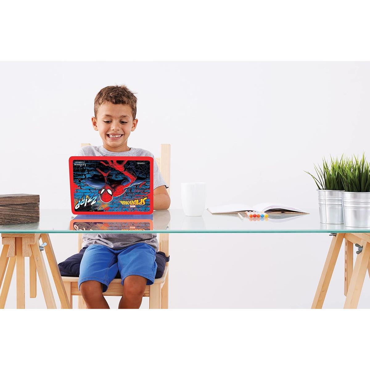 LEXIBOOK Spider-Man Educational Laptop Bilingual Spanish English Learning Computer With 124 Activities - Image 5