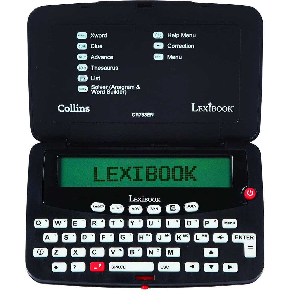 LEXIBOOK Collins Crossword Solver Electronic Crossword Dictionary With Anagram Solver And Spell Correction - Image 2