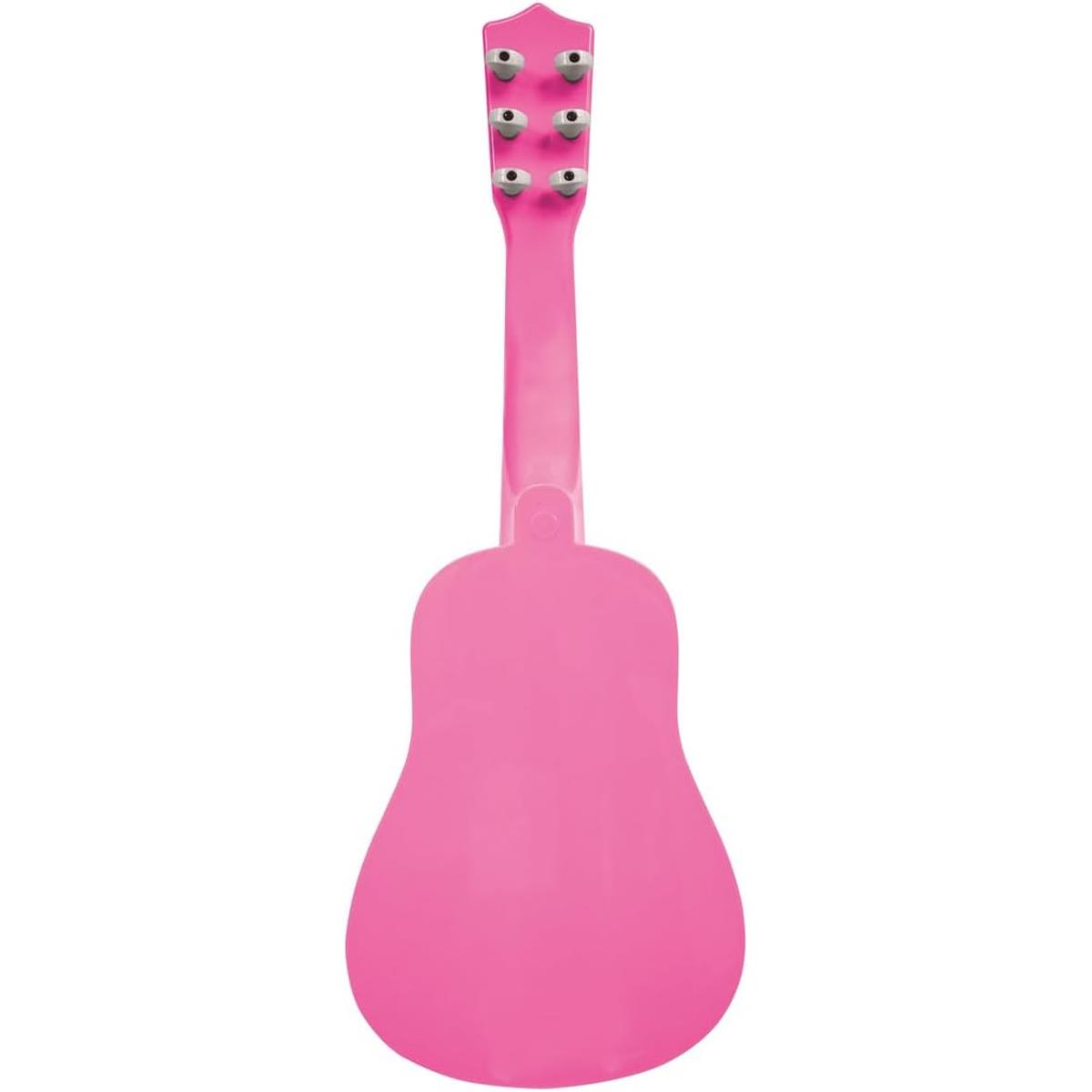 LEXIBOOK Barbie My First Guitar, 53cm (21") Kids Guitar, 6 Nylon Strings, Learning Guide Included, Pink - Image 9