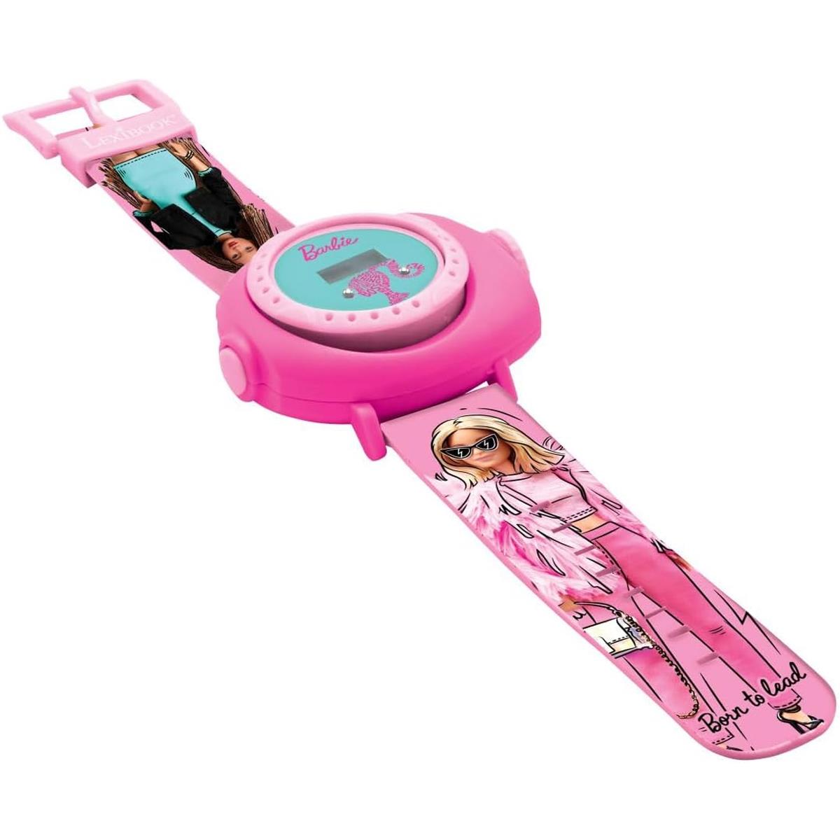 LEXIBOOK Barbie Projection Watch, Kids Digital Watch, 20 Image Projector, Time And Date Display, Pink - Image 8