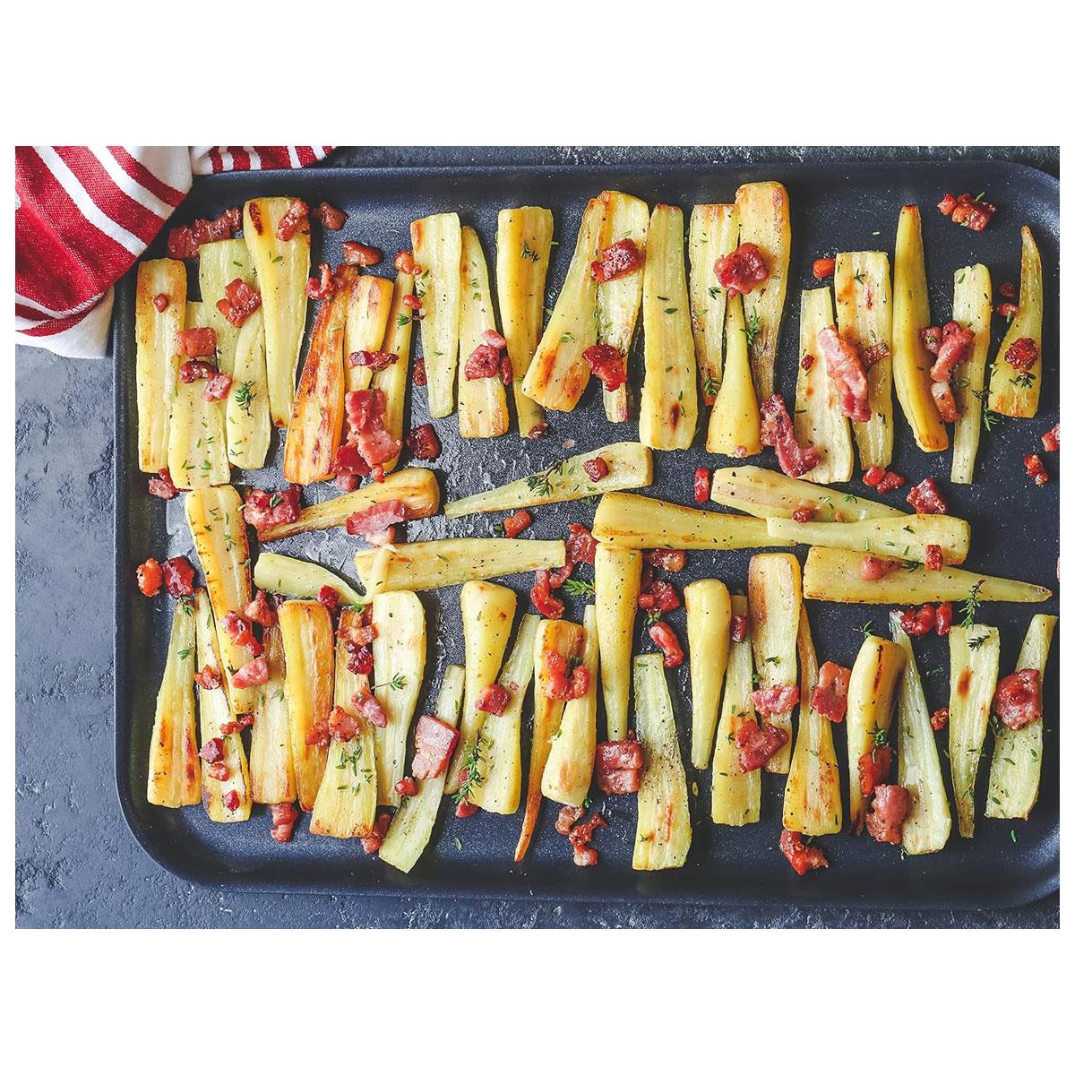 MasterClass Hard Anodised Aluminium Baking Tray Grey Oven Tin with Teflon Non Stick Coating - Image 6