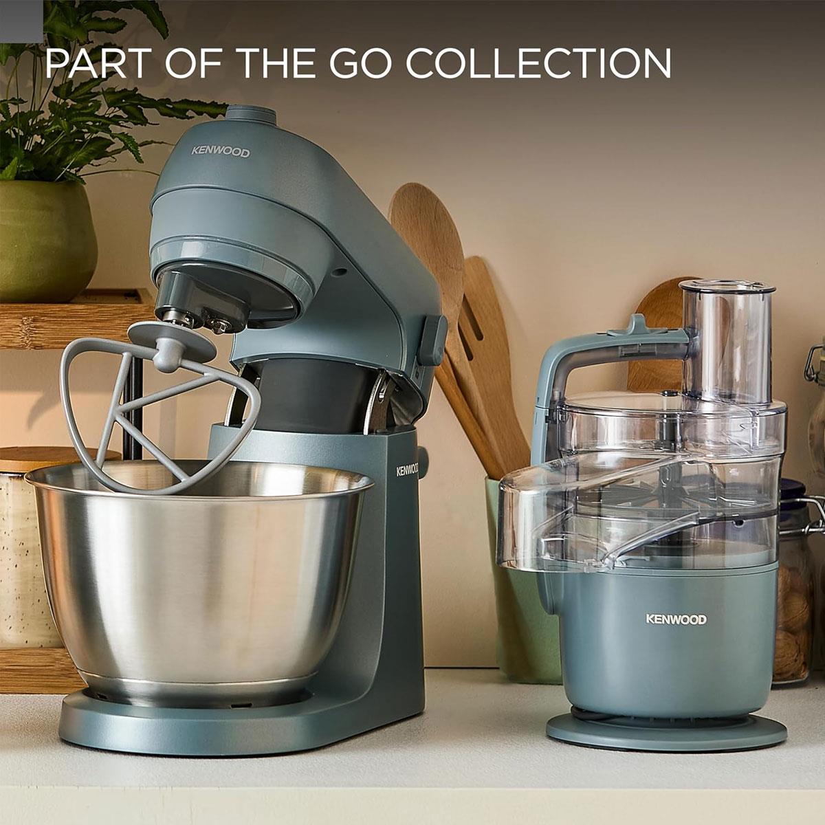 Kenwood Go Collection Stand Mixer 800W 4L Storm Blue Kitchen Machine with 6 Speeds K-Beater Whisk & Dough Tool - Image 2