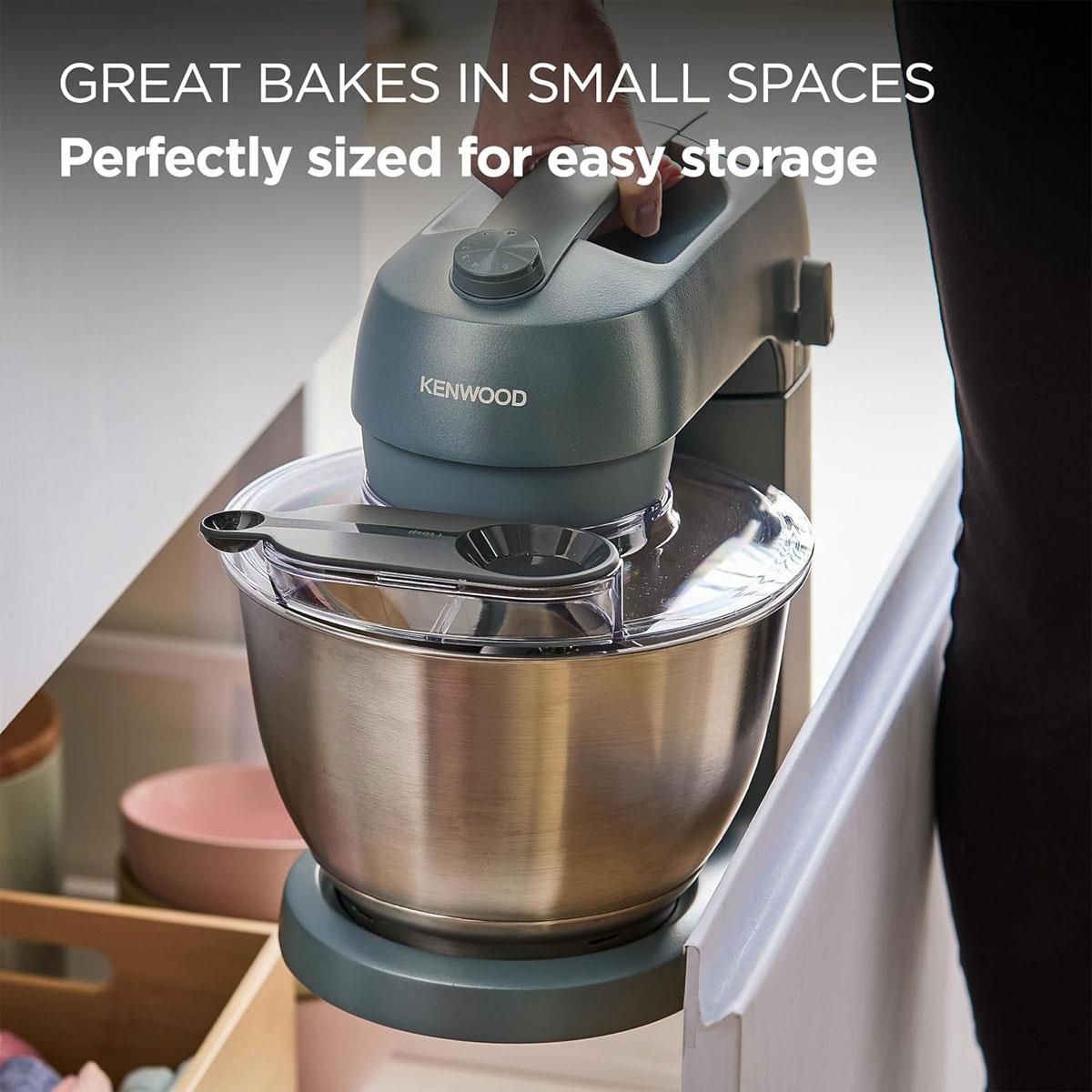 Kenwood Go Collection Stand Mixer 800W 4L Storm Blue Kitchen Machine with 6 Speeds K-Beater Whisk & Dough Tool - Image 4