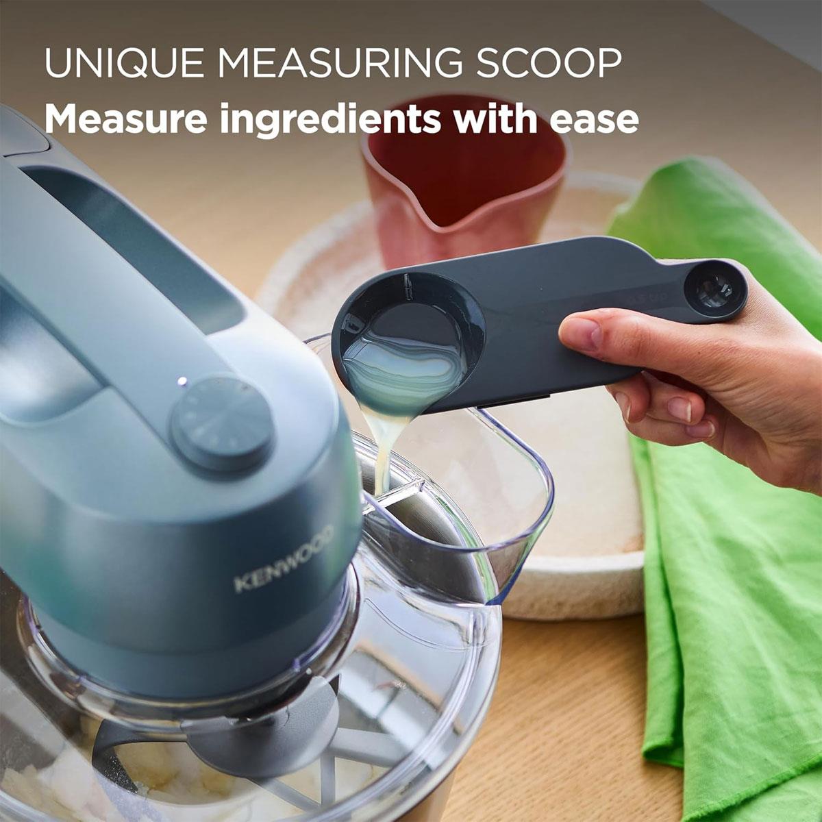 Kenwood Go Collection Stand Mixer 800W 4L Storm Blue Kitchen Machine with 6 Speeds K-Beater Whisk & Dough Tool - Image 8