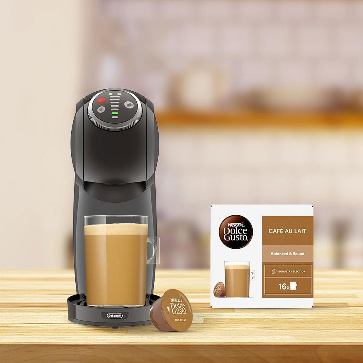 DeLonghi Nescafe Dolce Gusto Genio S Plus Capsule Coffee Machine 15 Bar Espresso Boost Anthracite - Image 2