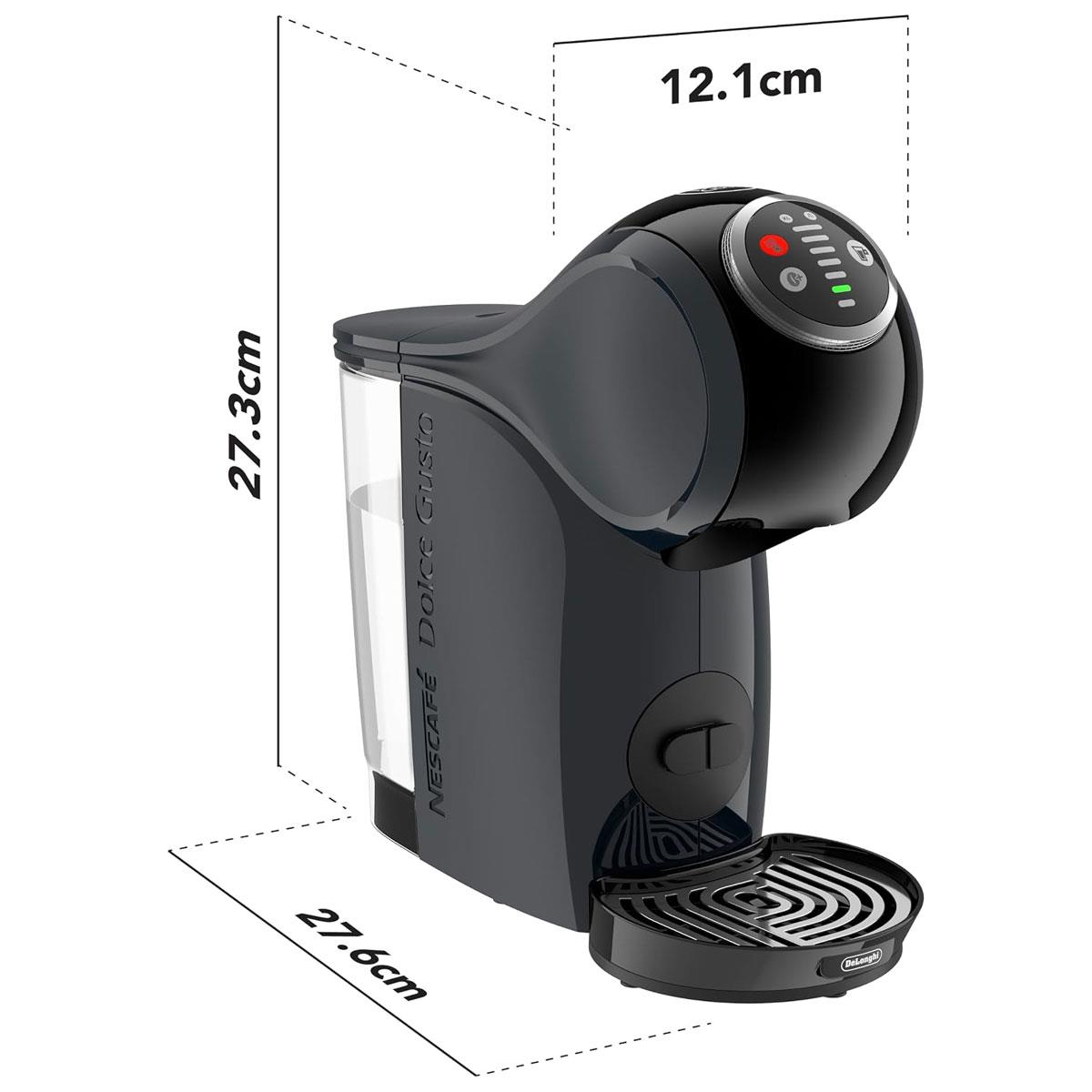 DeLonghi Nescafe Dolce Gusto Genio S Plus Capsule Coffee Machine 15 Bar Espresso Boost Anthracite - Image 3