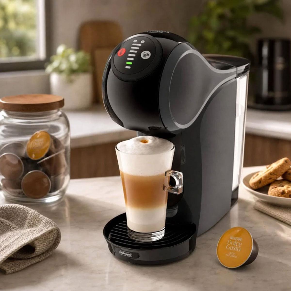 DeLonghi Nescafe Dolce Gusto Genio S Plus Capsule Coffee Machine 15 Bar Espresso Boost Anthracite - Image 8