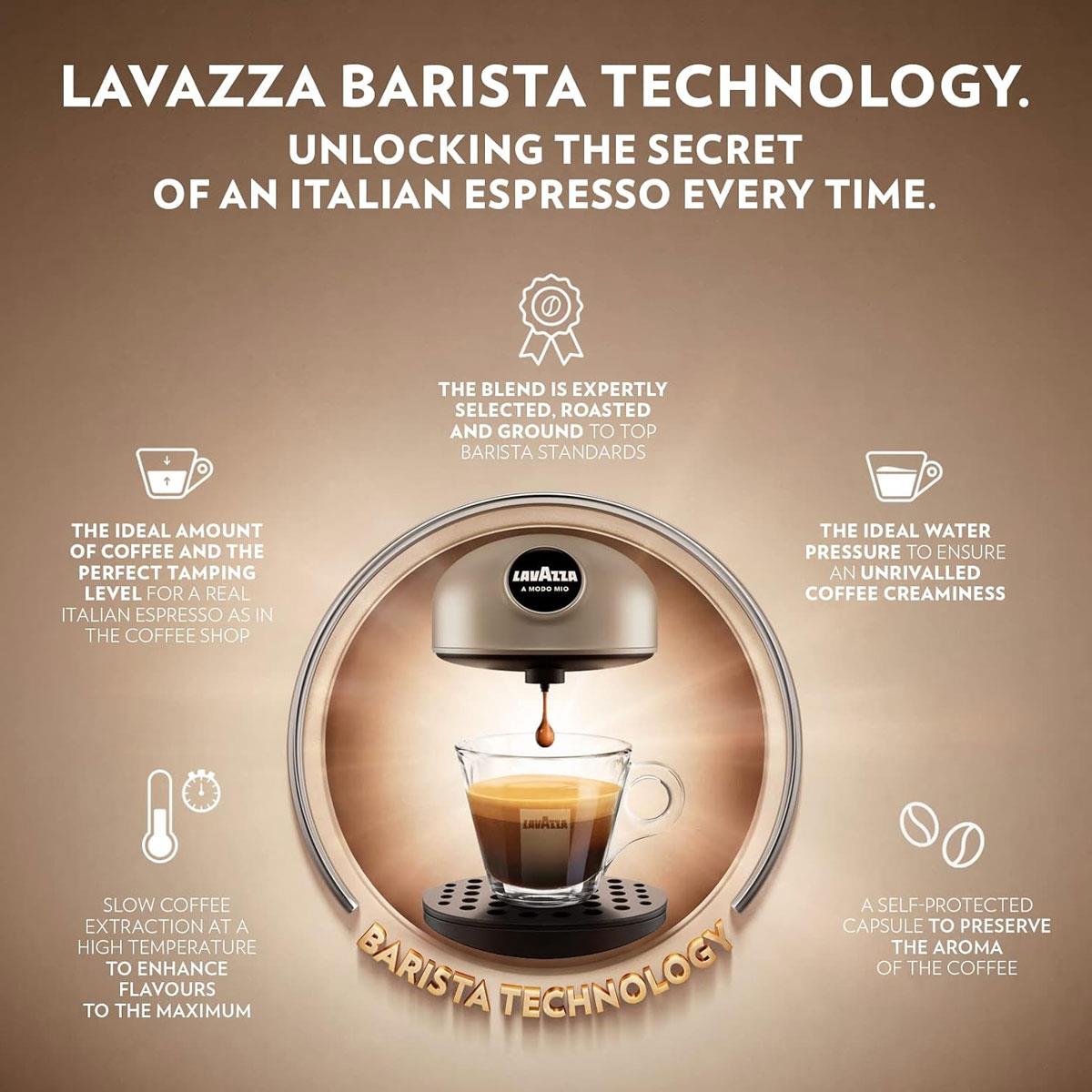Lavazza A Modo Mio Jolie EVO Capsule Coffee Machine 1250W Espresso Maker Black - Image 3