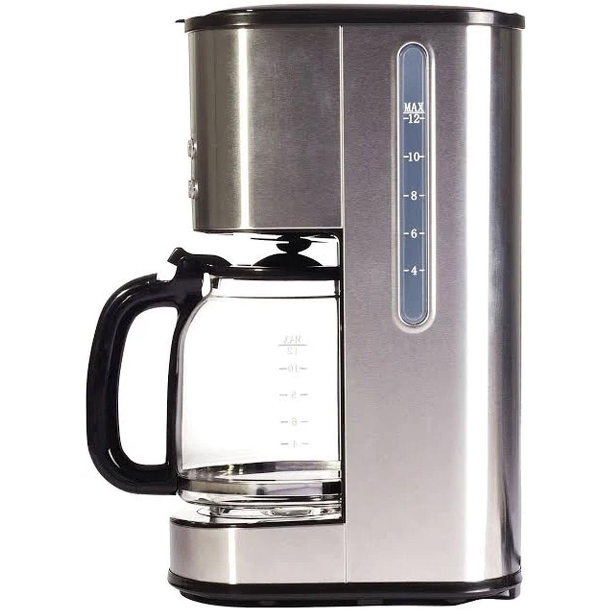 Igenix Digital Filter Coffee Maker 800W 1.5L 12 Cup Programmable Stainless Steel - Image 4