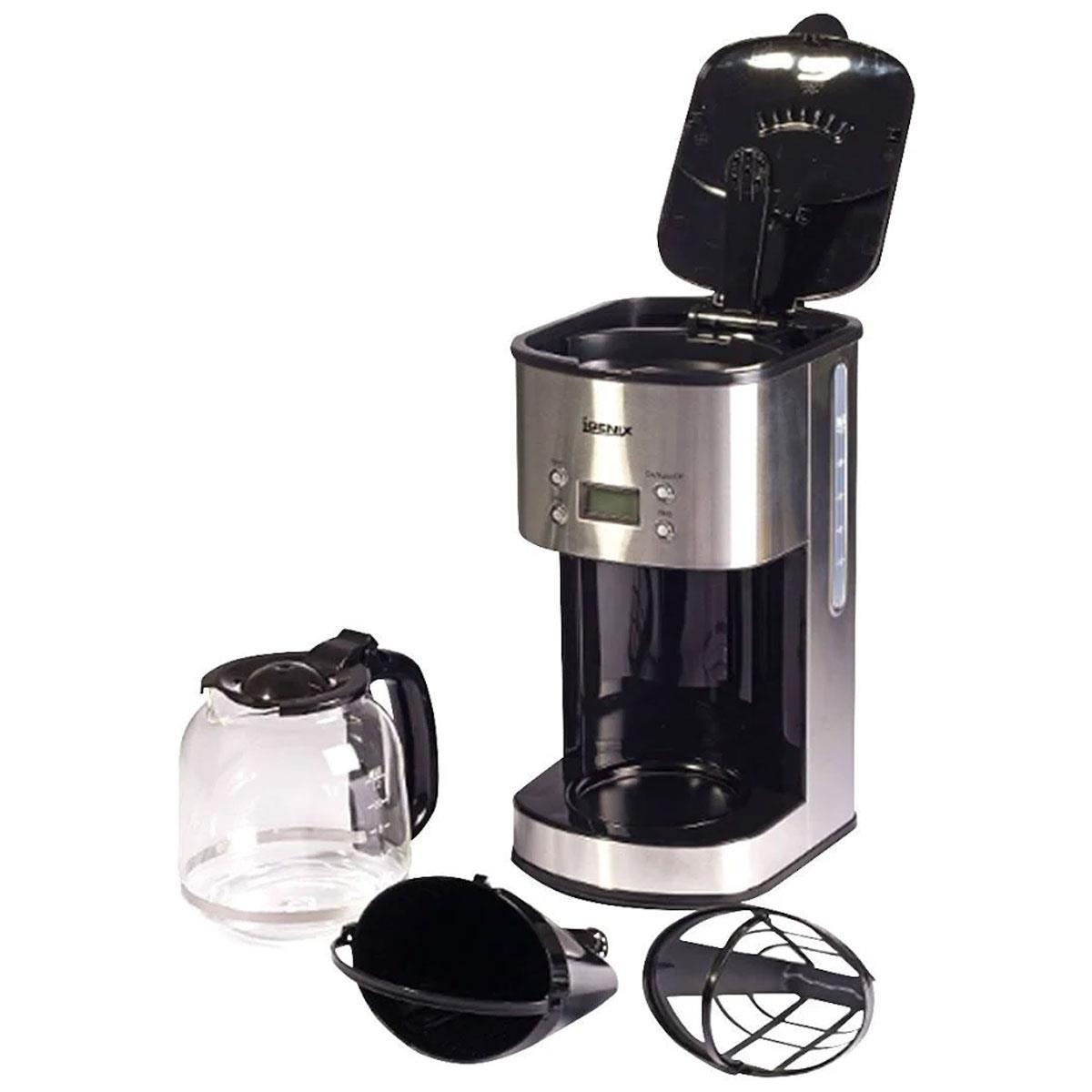 Igenix Digital Filter Coffee Maker 800W 1.5L 12 Cup Programmable Stainless Steel - Image 5