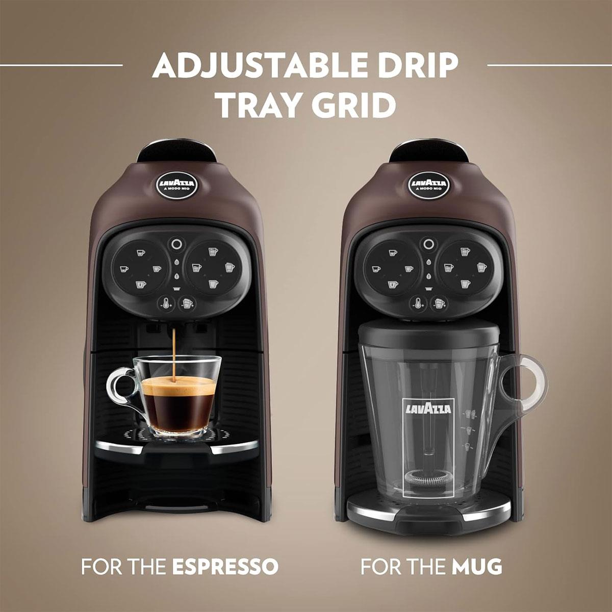 Lavazza A Modo Mio Deséa Capsule Coffee Machine Walnut 1500W Touch Interface Espresso Cappuccino Maker - Image 10
