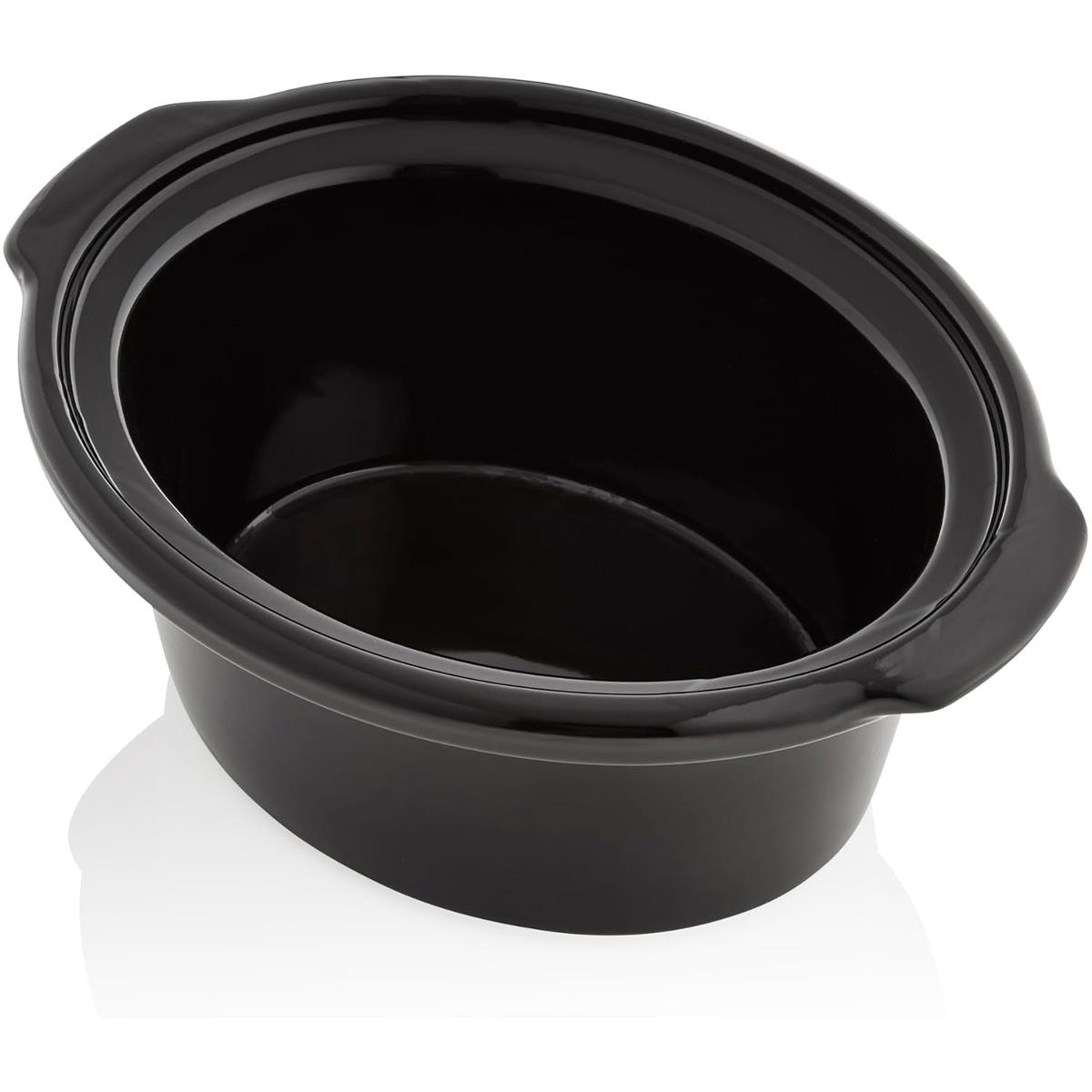 Swan Oval Slow Cooker 3.5 Litre 200W Stainless Steel With 3 Cooking Settings And Keep Warm Function Silver - Image 3