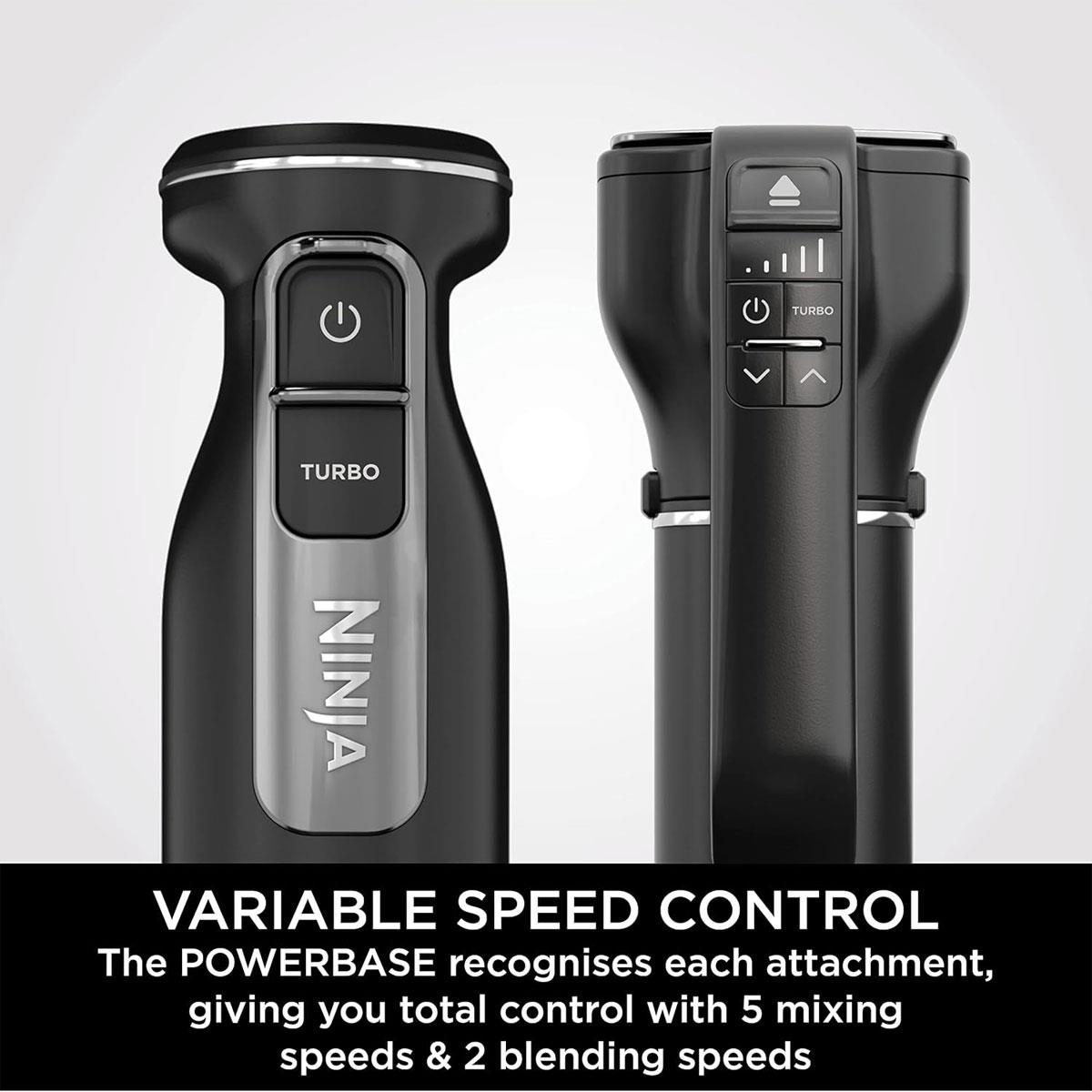 Ninja Foodi 2-in-1 Hand Blender & Hand Mixer 850W Black with SmartTorque Motor and Dishwasher Safe Accessories - Image 3
