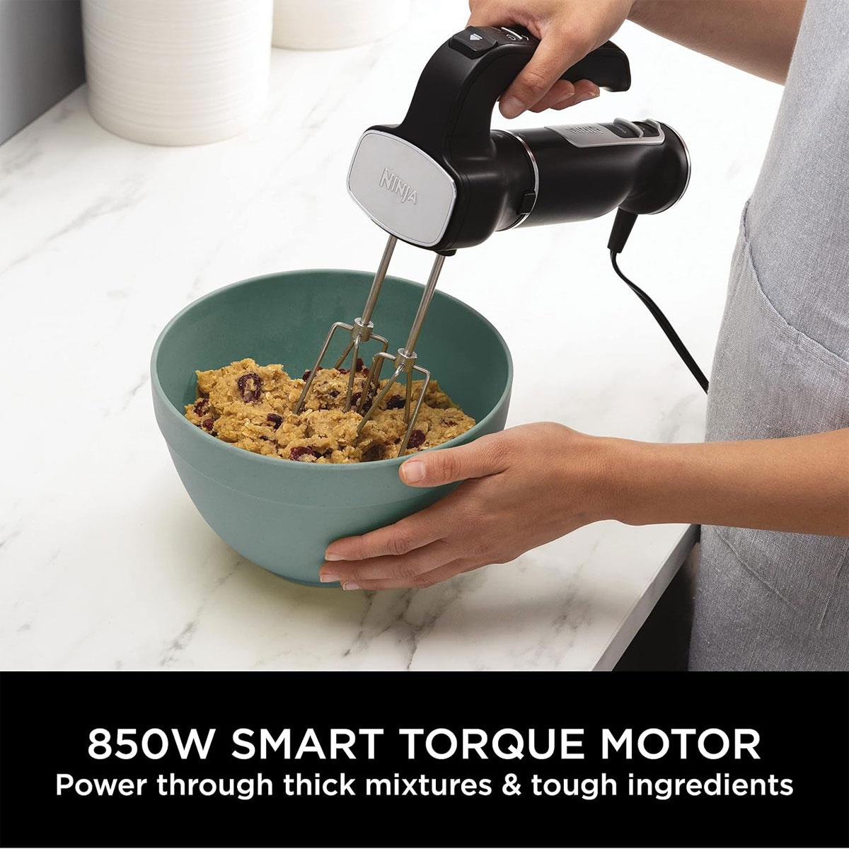 Ninja Foodi 2-in-1 Hand Blender & Hand Mixer 850W Black with SmartTorque Motor and Dishwasher Safe Accessories - Image 5