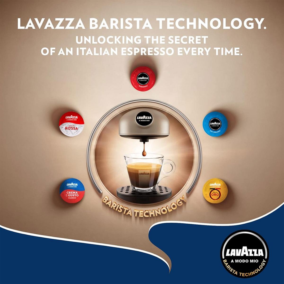 Lavazza A Modo Mio Jolie & Milk EVO Capsule Espresso Coffee Machine with Integrated Milk Frother 1250W White - Image 3