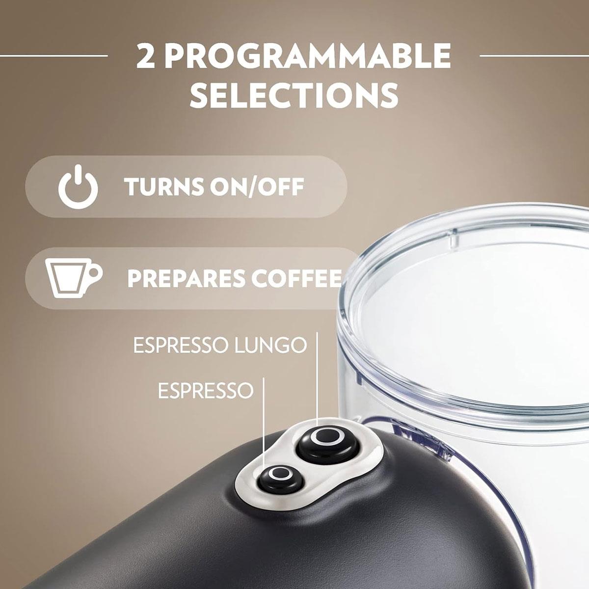 Lavazza A Modo Mio Jolie & Milk EVO Capsule Espresso Coffee Machine with Integrated Milk Frother 1250W White - Image 6