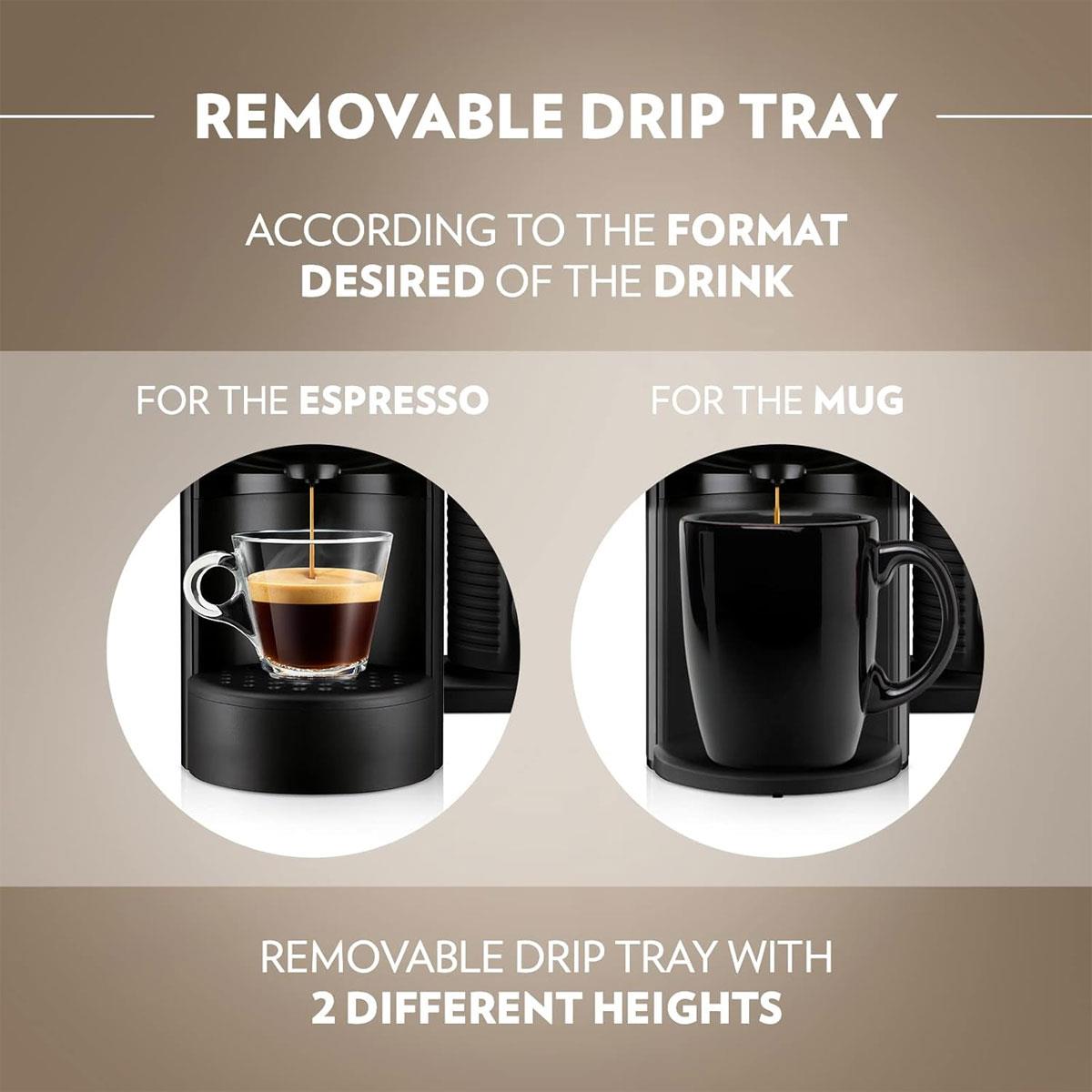 Lavazza A Modo Mio Jolie & Milk EVO Capsule Espresso Coffee Machine with Integrated Milk Frother 1250W White - Image 8