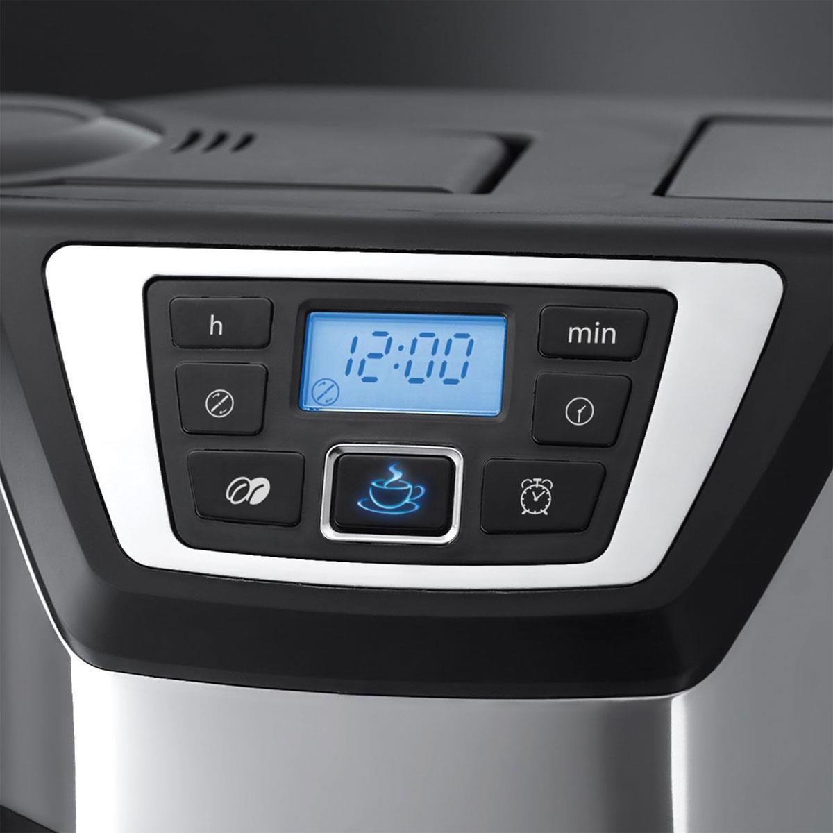 Russell Hobbs Chester Bean to Cup Filter Coffee Machine with Built-In Grinder 1.5 Litre 4-12 Cup Stainless Steel & Black - Image 5