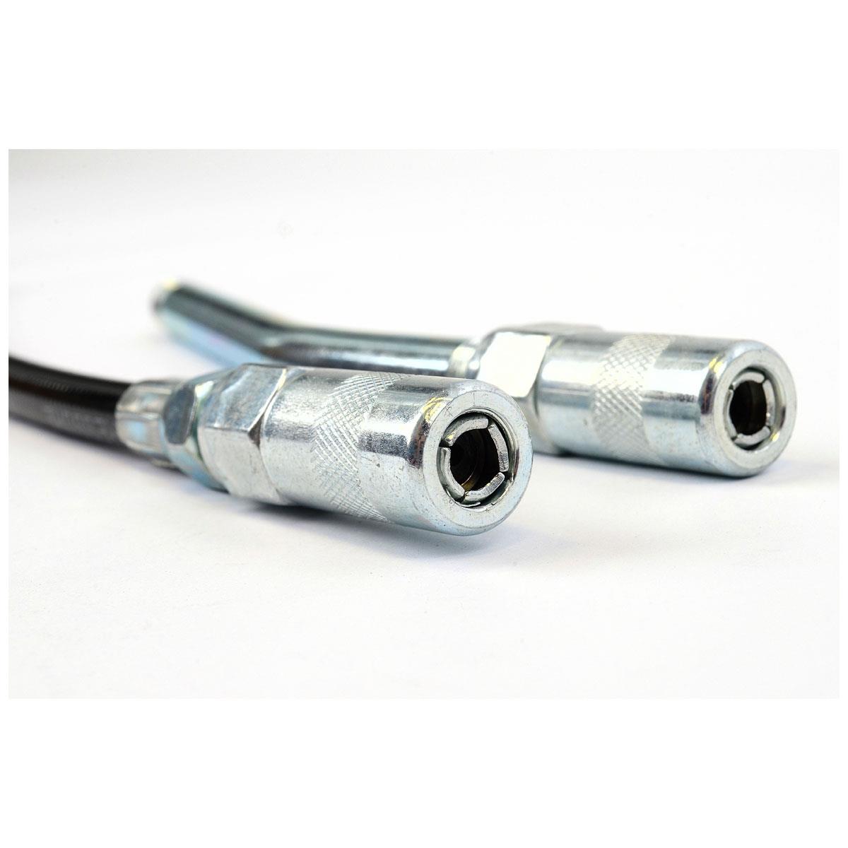 Hilka Manual Grease Gun 500cc Silver Black Heavy Duty Hand Pump With Flexible Hose - Image 5