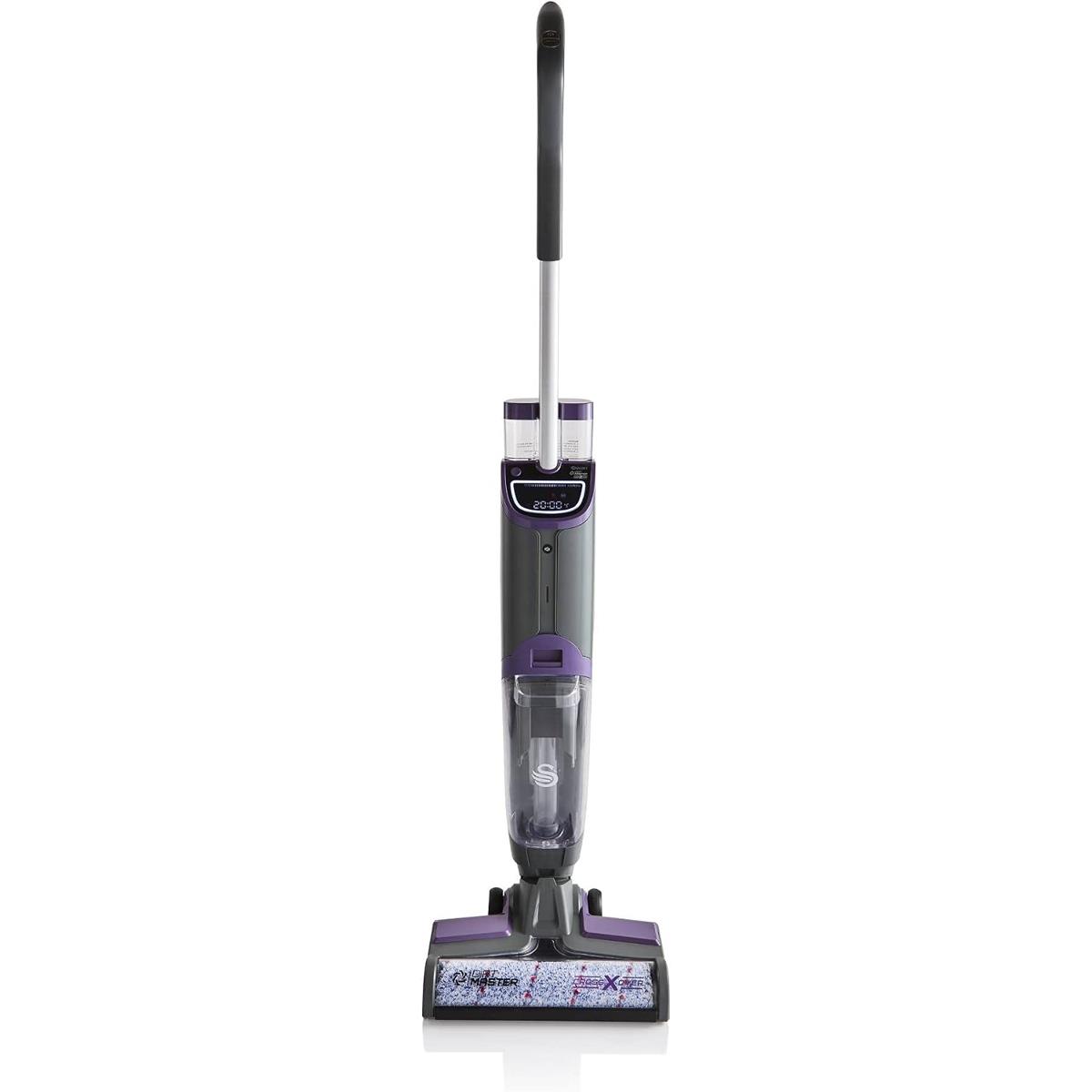 Swan Dirtmaster Crossover Cordless Wet Dry Vacuum Cleaner With HEPA Filter LED Display Self Cleaning Purple