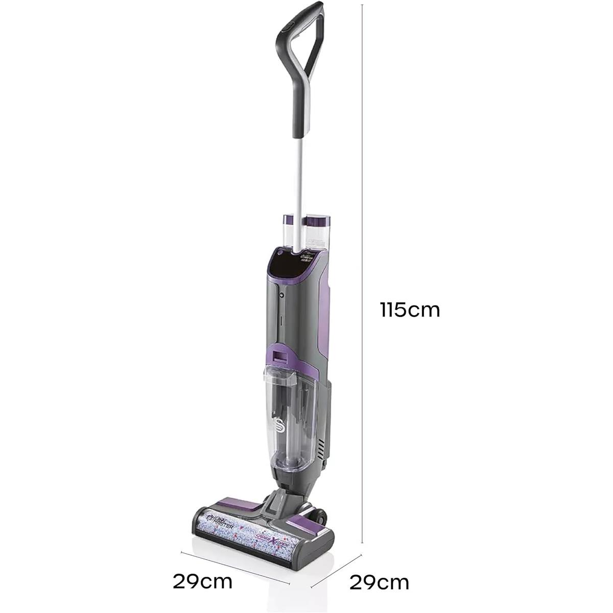 Swan Dirtmaster Crossover Cordless Wet Dry Vacuum Cleaner With HEPA Filter LED Display Self Cleaning Purple - Image 3