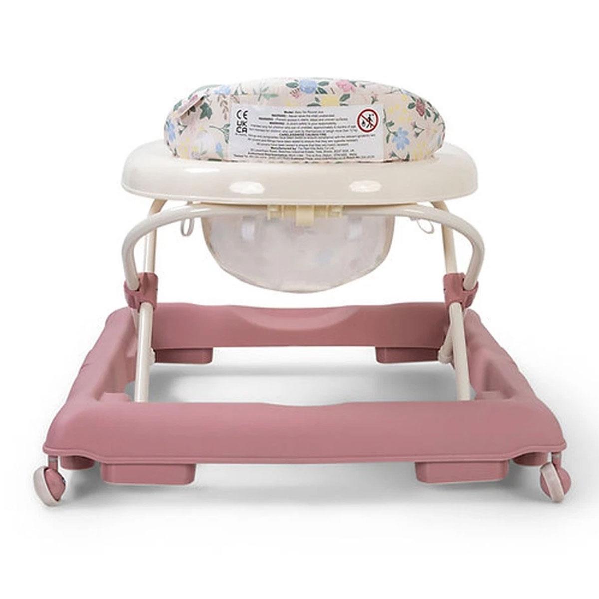 Red Kite Baby Go Round Jive Electronic Baby Walker with Detachable Musical Play Tray 3 Height Settings Stop 'n' Go Base Rose & Ivy Pink - Image 9