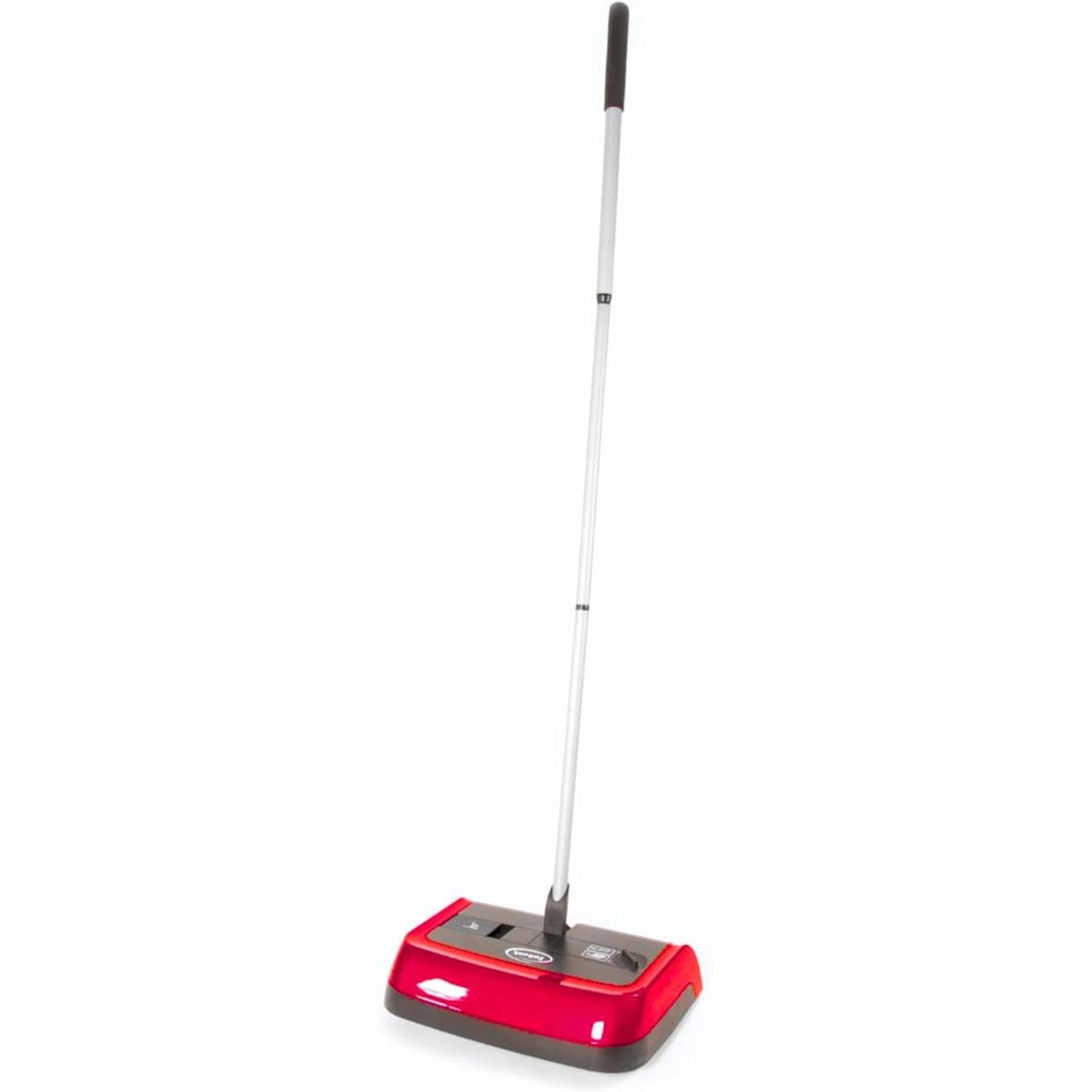 Ewbank Evolution 3 Manual Carpet Sweeper Red 22cm Multi Surface Floor Cleaner with Adjustable Brush Height
