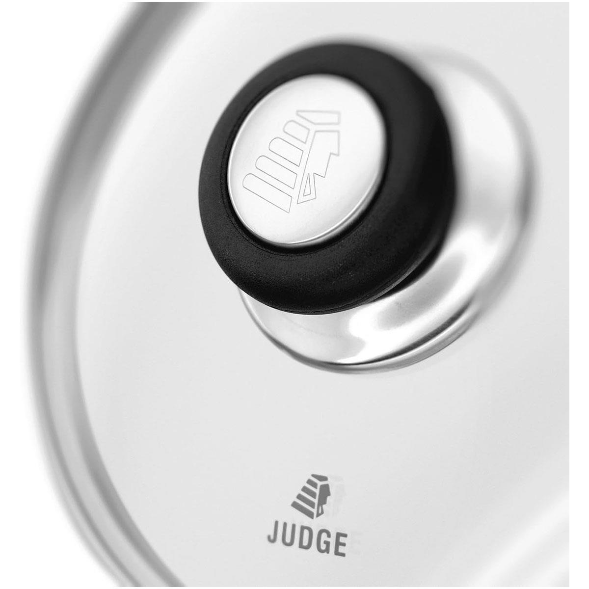 Judge Vista 5 Piece Stainless Steel Cookware Set with Saucepans Casseroles & Stockpot Induction Compatible Silver - Image 2