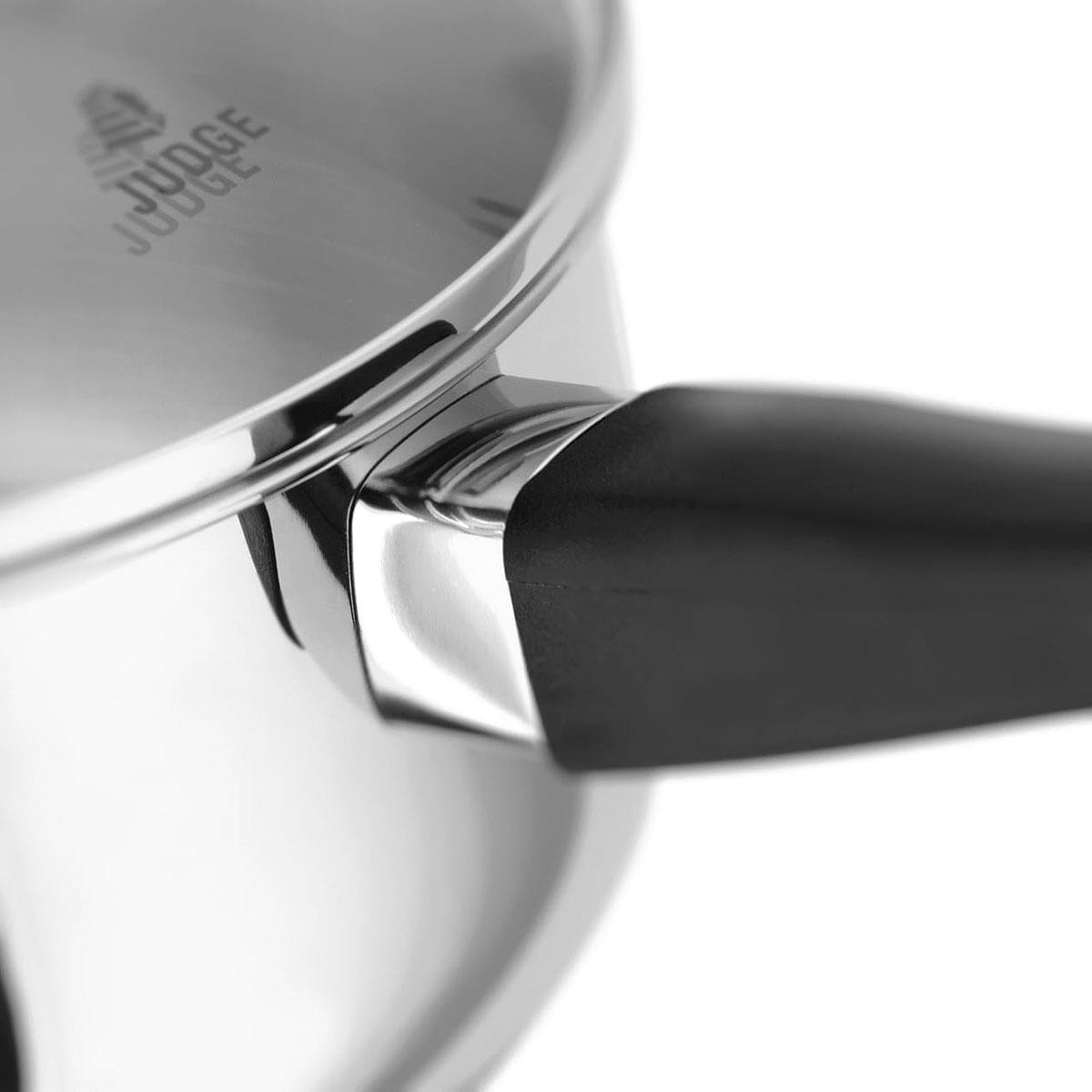 Judge Vista 5 Piece Stainless Steel Cookware Set with Saucepans Casseroles & Stockpot Induction Compatible Silver - Image 5