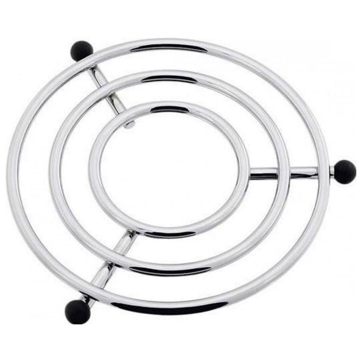 Judge Wireware 20cm Round Trivet Chrome Plated Iron Heat Resistant Kitchen Worktop Protector