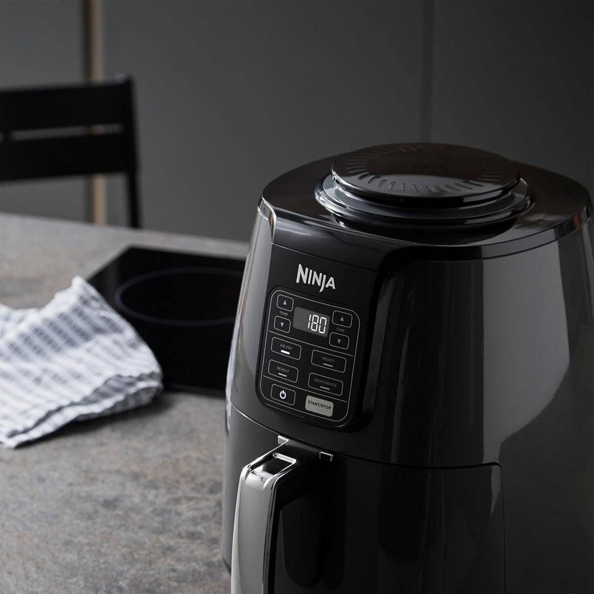 Ninja Air Fryer 3.8L 4-in-1 Digital Hot Air Fryer Grey Black Non-Stick Dishwasher Safe Basket - Image 7