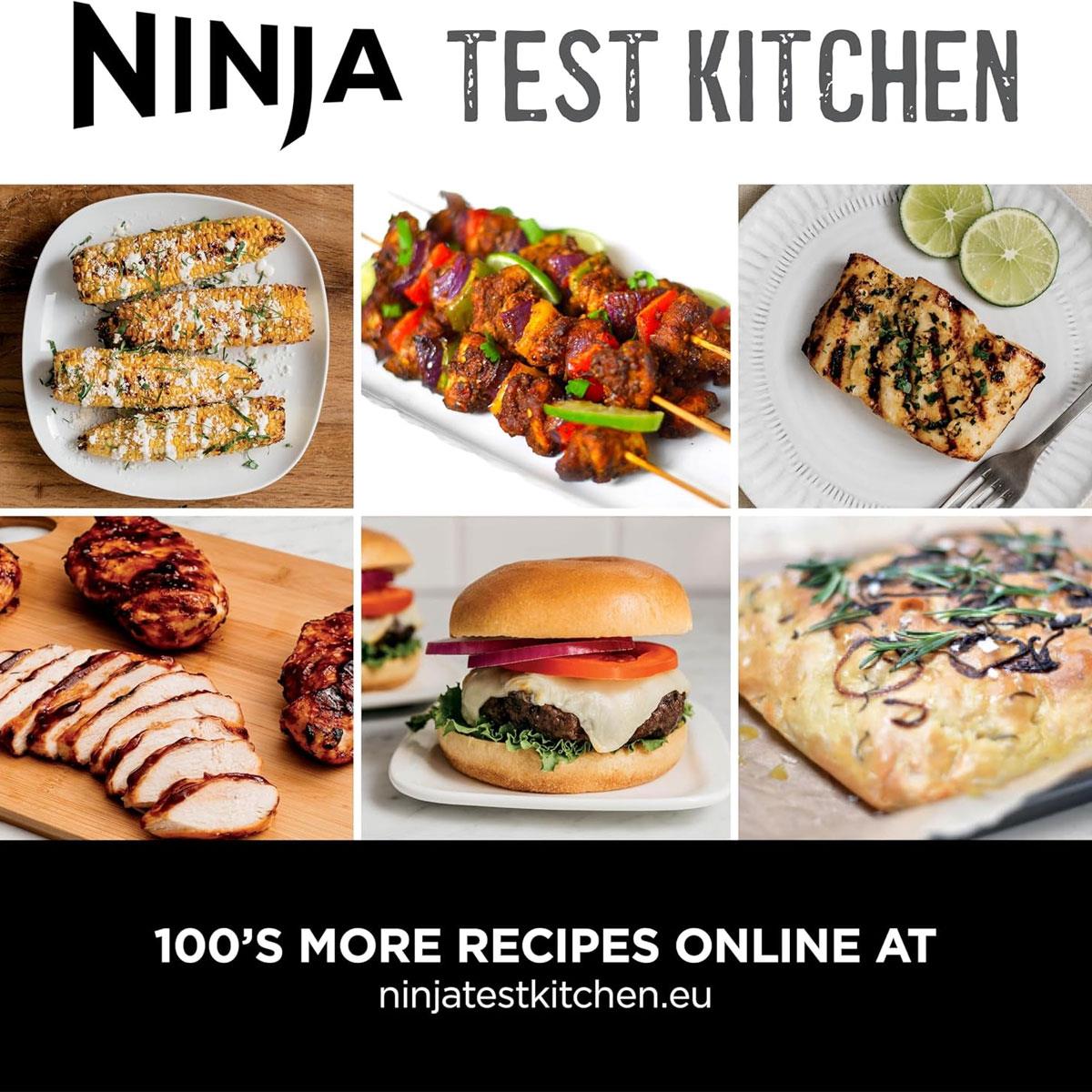 Ninja Foodi Health Grill & Air Fryer 5.7L 5-in-1 Cyclonic Air Technology Black/Silver - Image 12