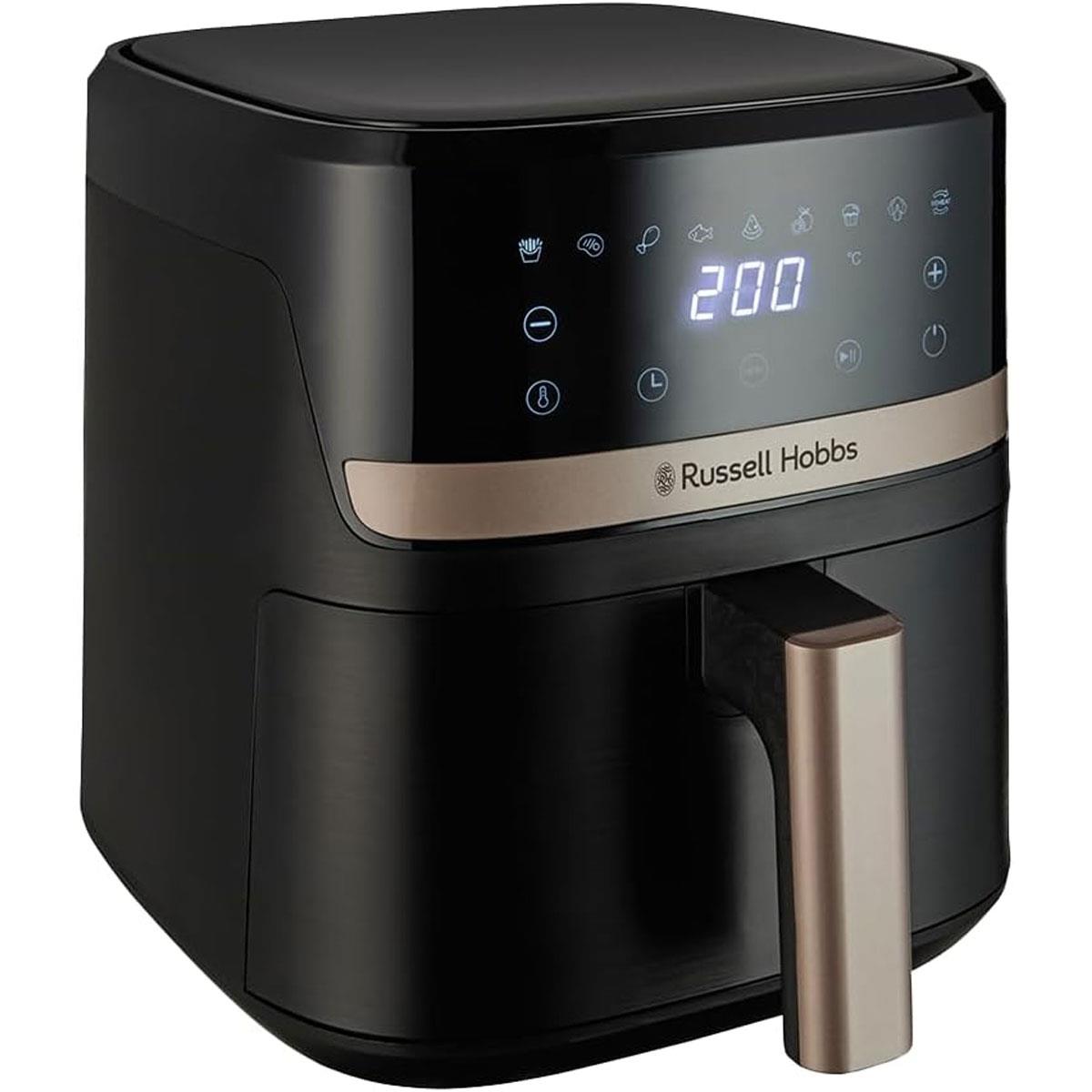 Russell Hobbs Satisfry Digital Air Fryer 4.3L 9-in-1 Rapid Air Technology Black 1300W