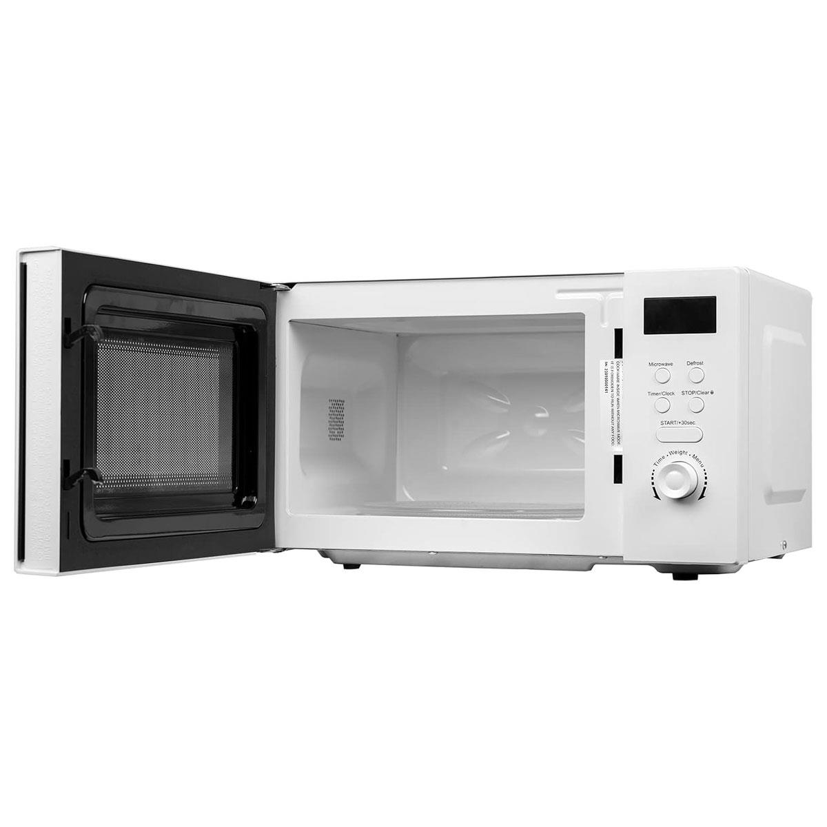 SIA 20L Microwave Oven White 700W Digital Display 8 Auto Functions 5 Power Levels 245mm Turntable - Image 5