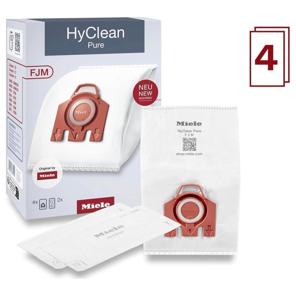 Miele HydraSole Compatible Miele Vacuum Cleaner Bags Pack of 4 Microfiber 3D Efficiency Dustbags with Filters - Image 4