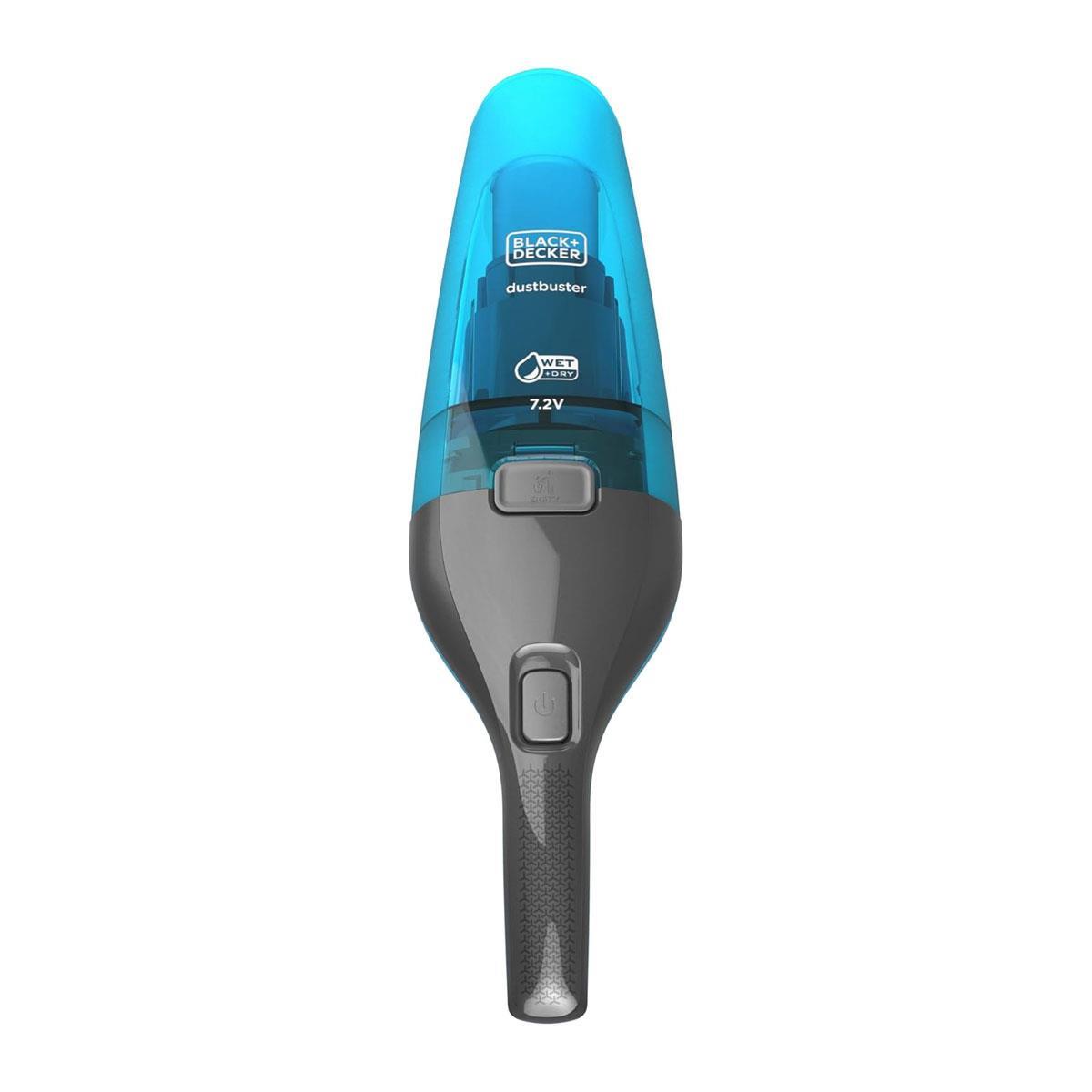 Black & Decker Dustbuster Wet & Dry Handheld Vacuum Cleaner 7.2V Cordless Lithium-Ion 385ml Grey & Blue - Image 11