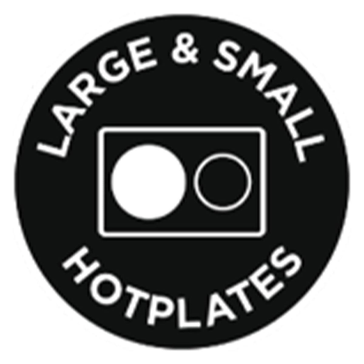 Russell Hobbs Double Hot Plate Electric Stainless Steel Hob 2250W Portable Tabletop Cooker with Cast Iron Plates & Individual Temperature Control - Image 2