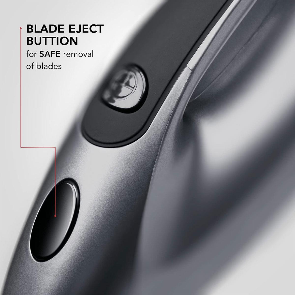Wahl James Martin Electric Carving Knife 150W with 2 Stainless Steel Blades Soft Grip Handle Black - Image 4