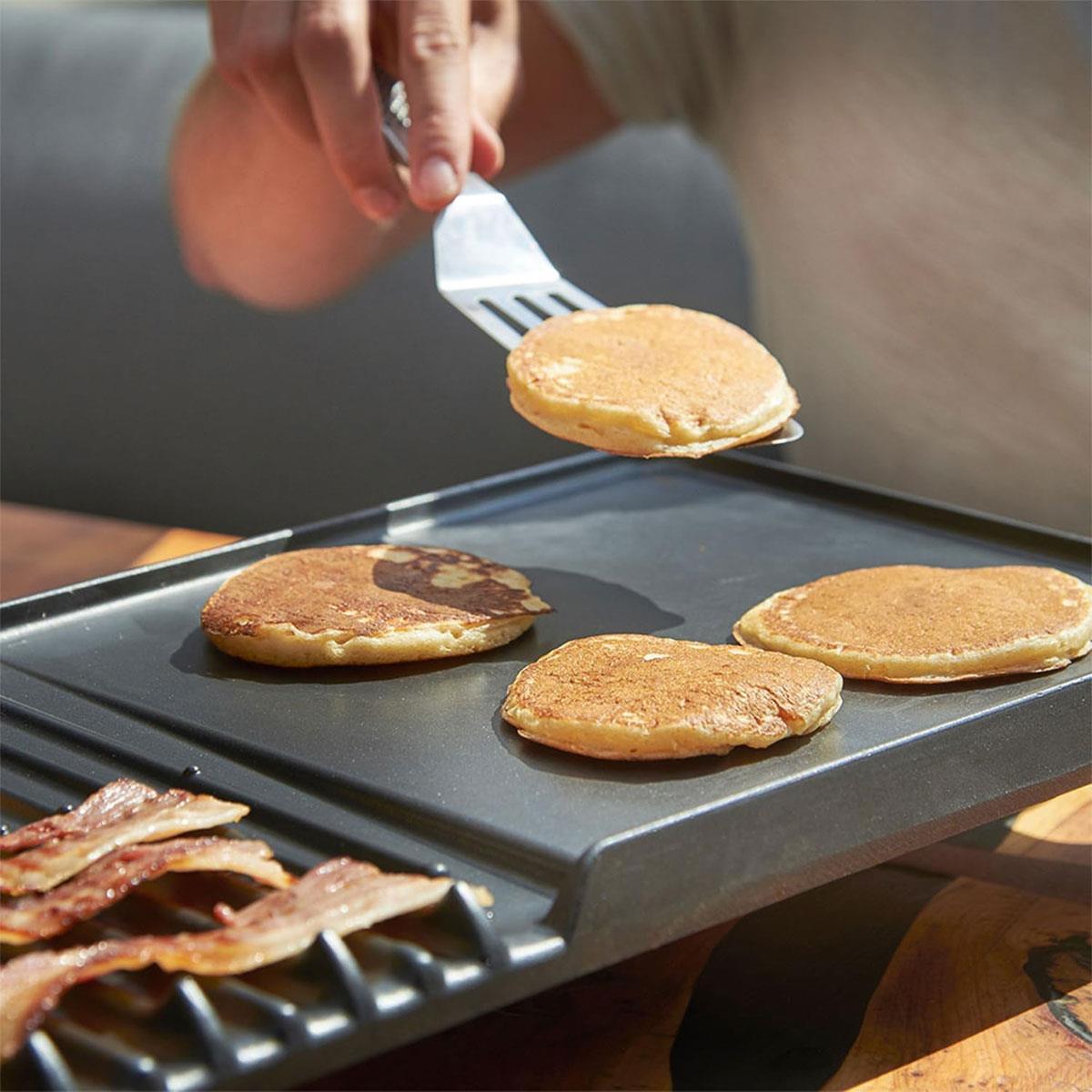 George Foreman Large Electric Grill & Griddle 1800W Non Stick Black with Dual Temperature Control - Image 7