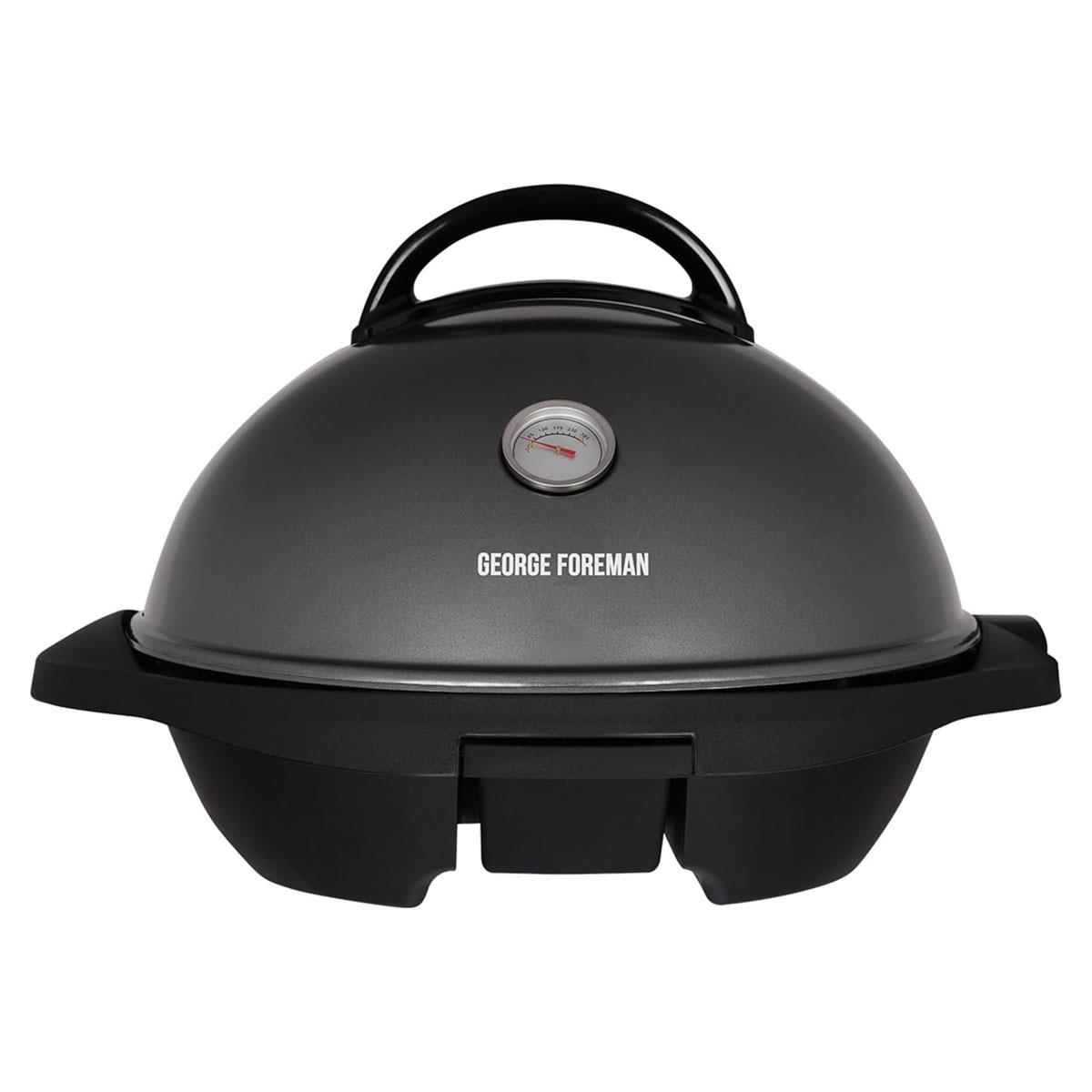 George Foreman Indoor Outdoor Electric BBQ Grill 2400W Black with 1500cm² Cooking Surface Variable Temperature Control - Image 8