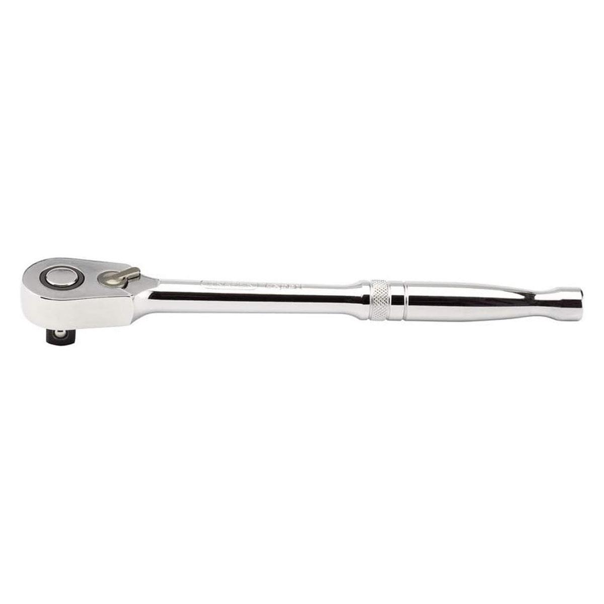 Draper 1/2 Inch Square Drive Micro Head Reversible Ratchet Chrome Vanadium Steel