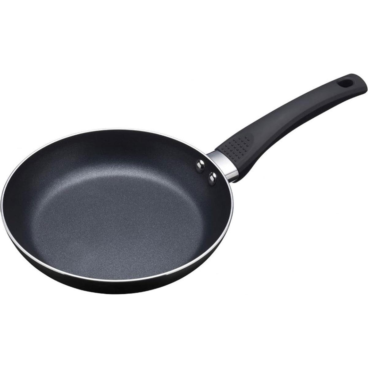 KitchenCraft Eco Non-Stick Aluminium Frying Pan 20cm Grey PFOA-Free Hydrolon Coating with Cool Touch Handle