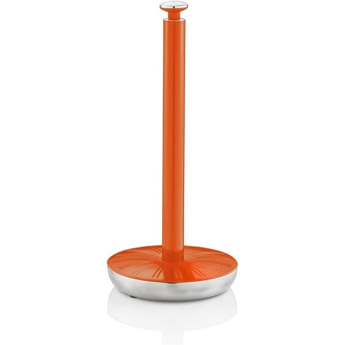 Swan Retro Kitchen Towel Pole And 6 Branch Mug Tree Stainless Steel Painted Finish Orange - Image 4
