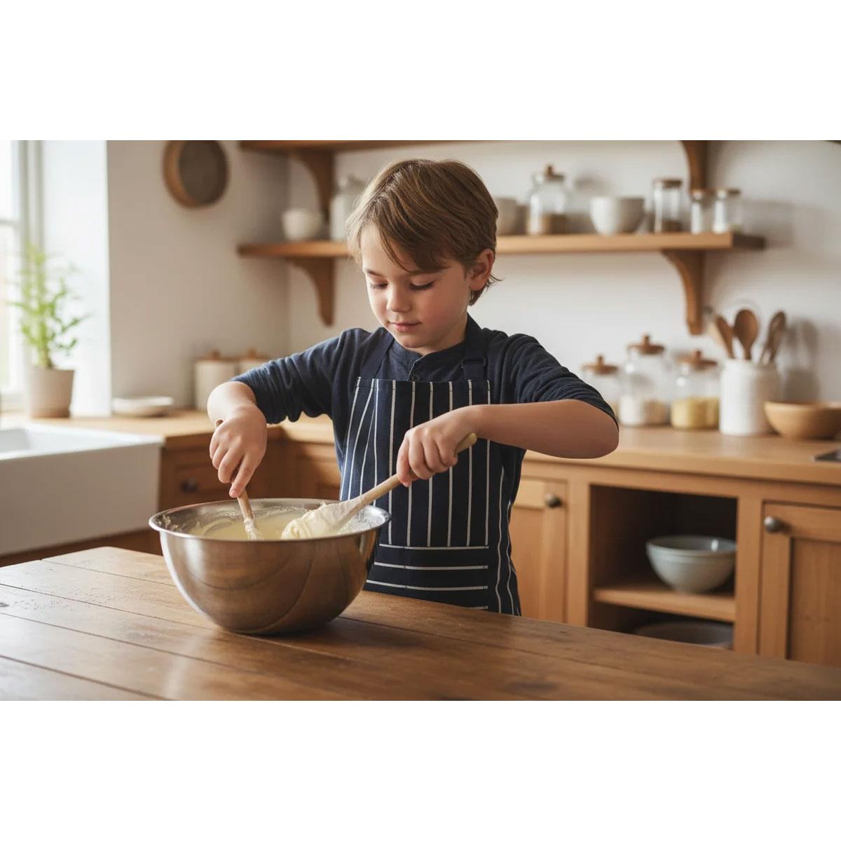 Dexam Stainless Steel Mixing Bowl 5 Litre 18/10 Round Bowl for Baking Cooking & Food Preparation Silver - Image 3